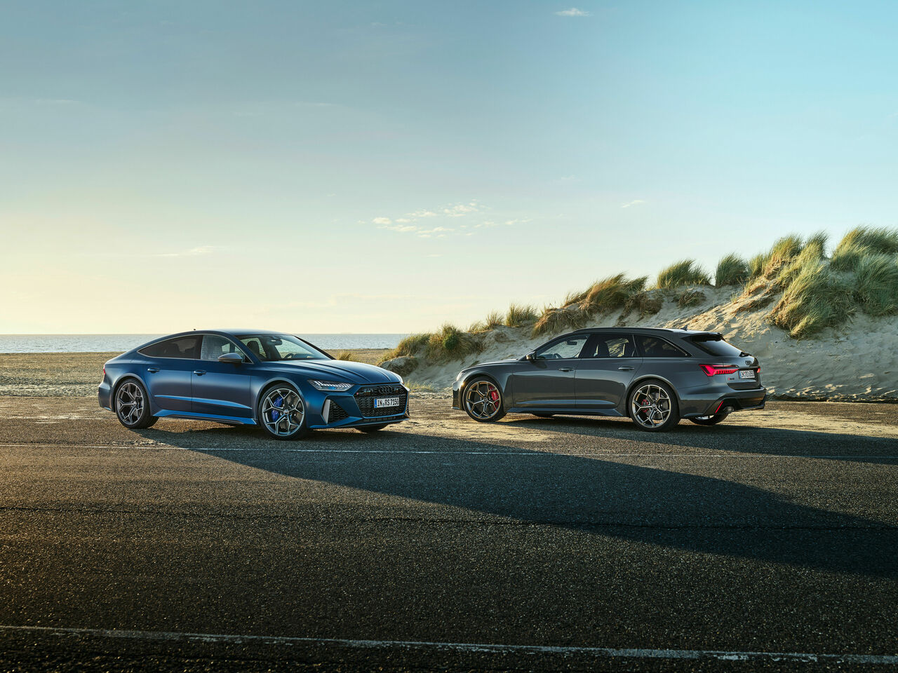 Dynamic power meets expressive design: The Audi RS 6 Avant performance and RS 7 Sportback performance