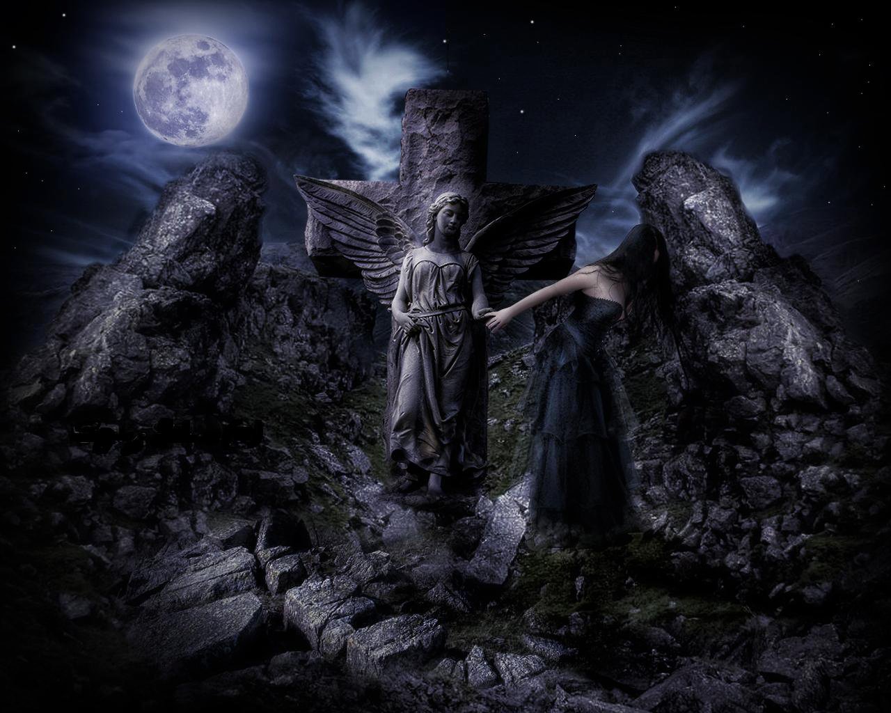 Gothic Angel Wallpaper