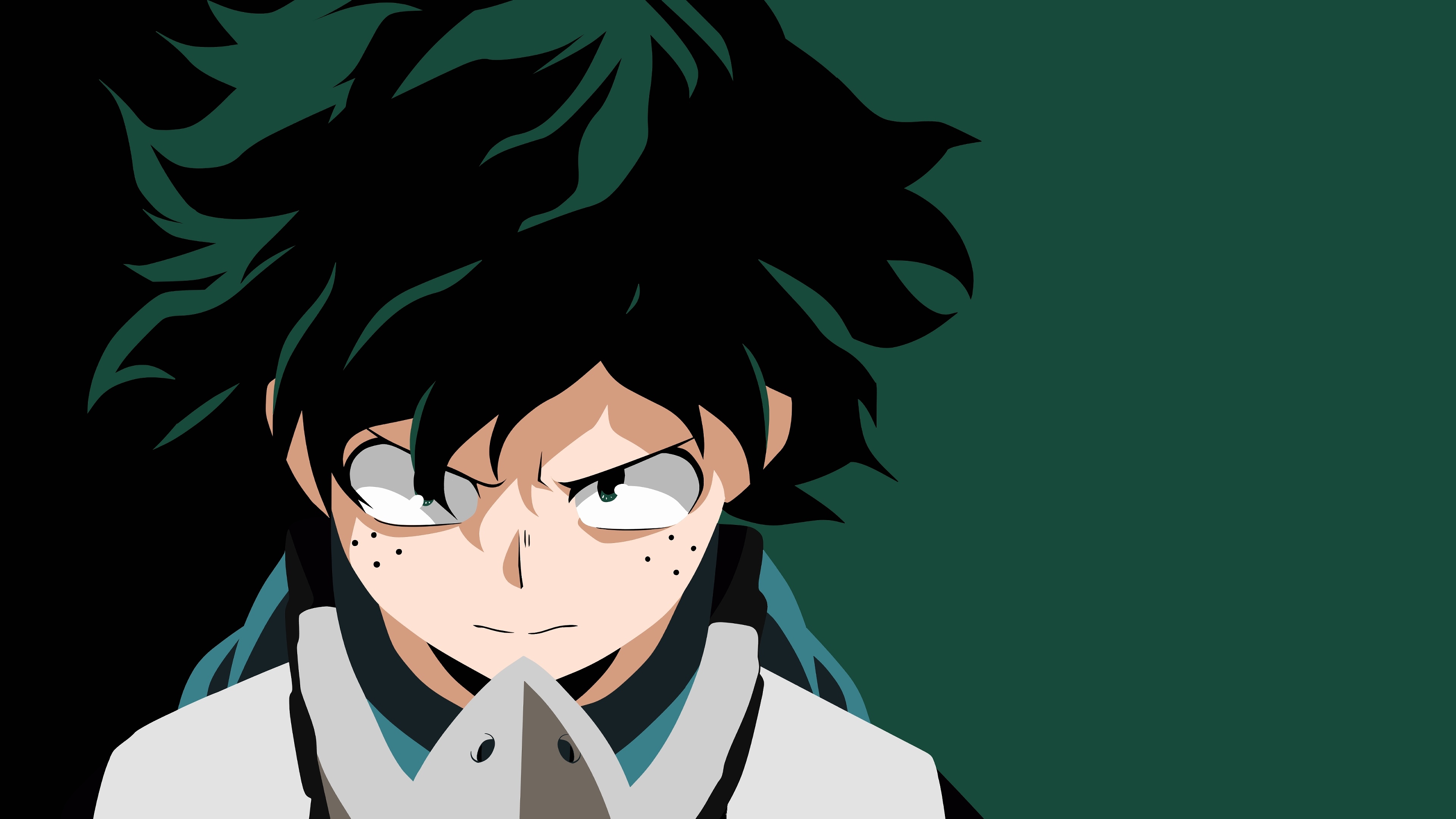 Izuku Midoriya, Minimalist, My Hero Academia, 4K Gallery HD Wallpaper