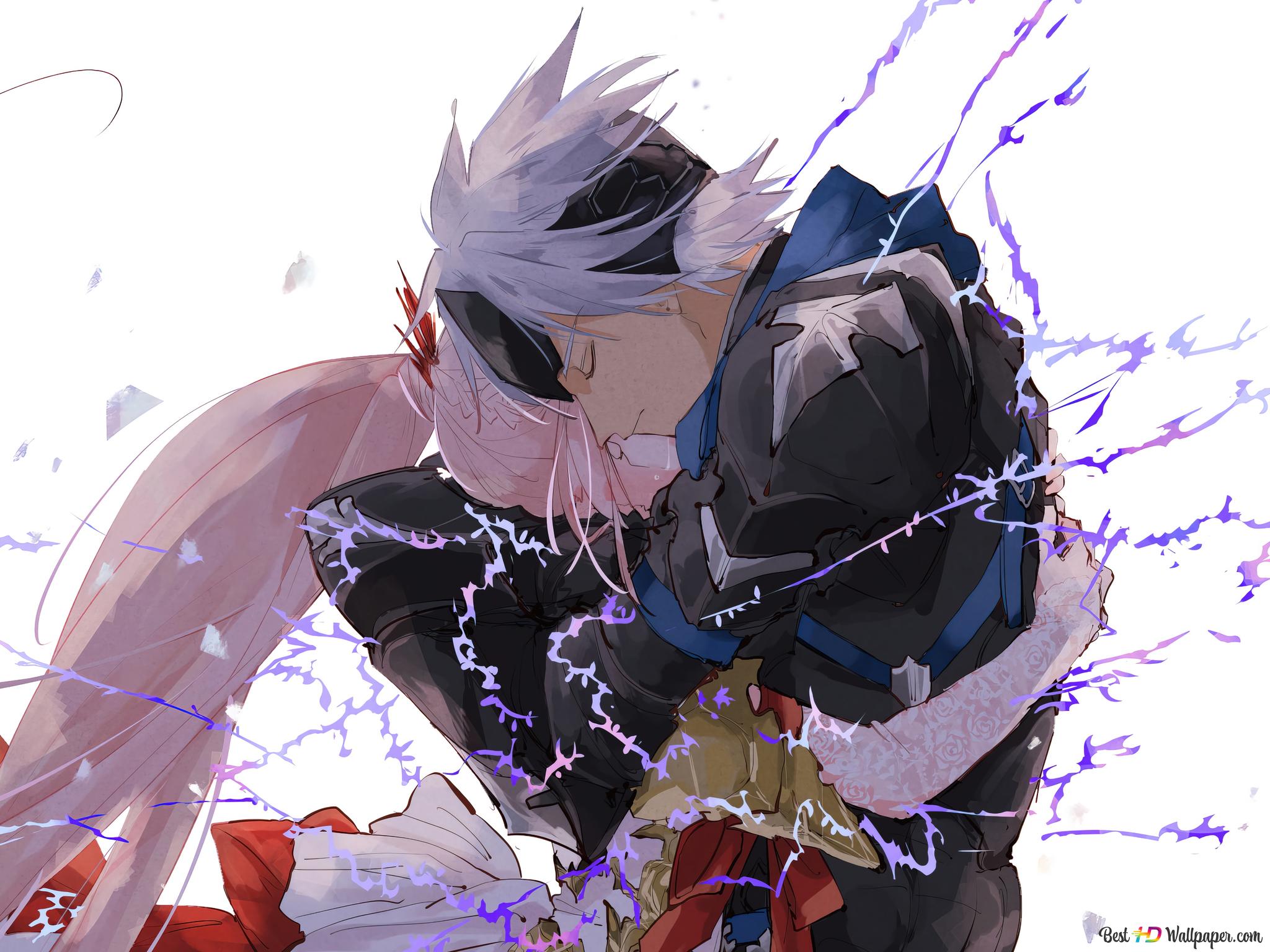 Alphen X Shionne of Arise (Anime Video Game) 4K wallpaper download