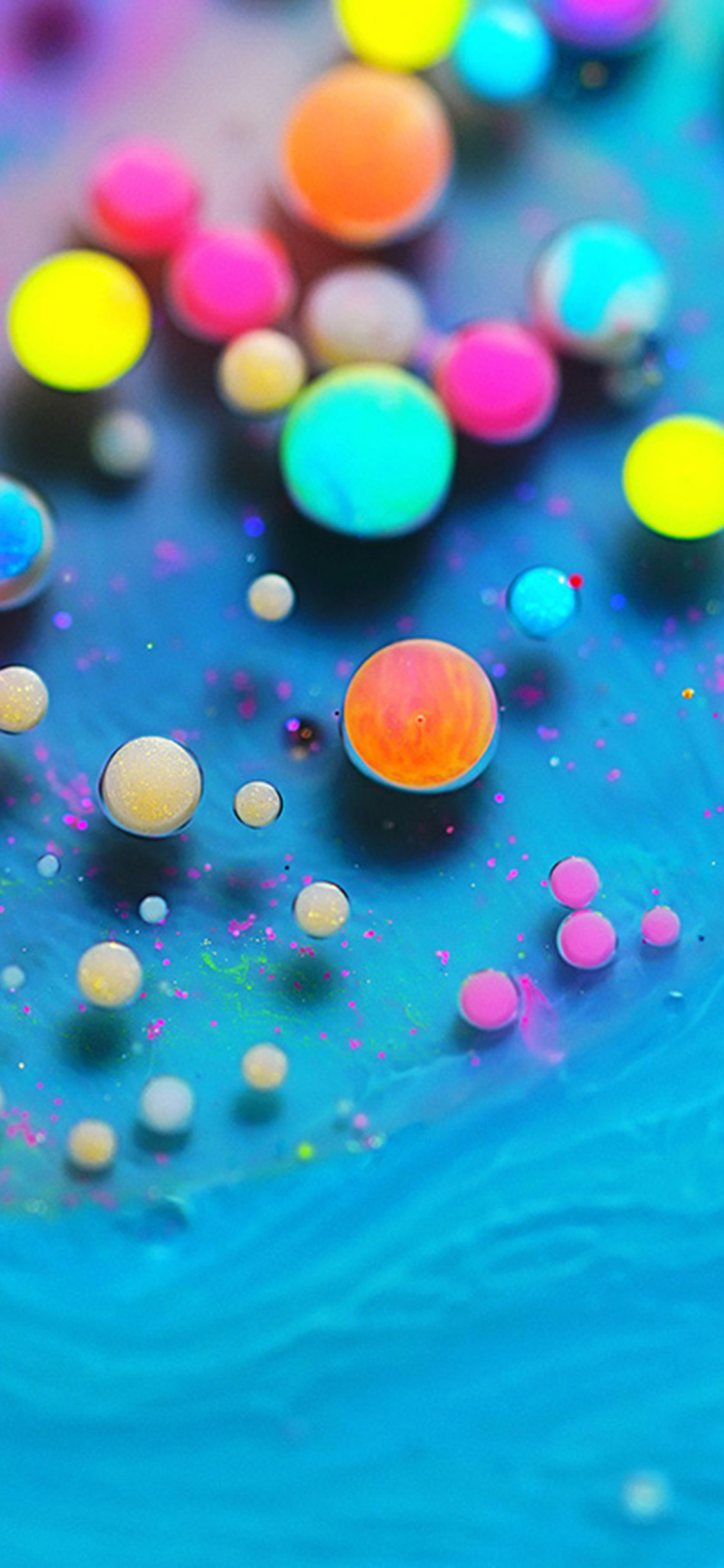 bubble color abstract pattern background
