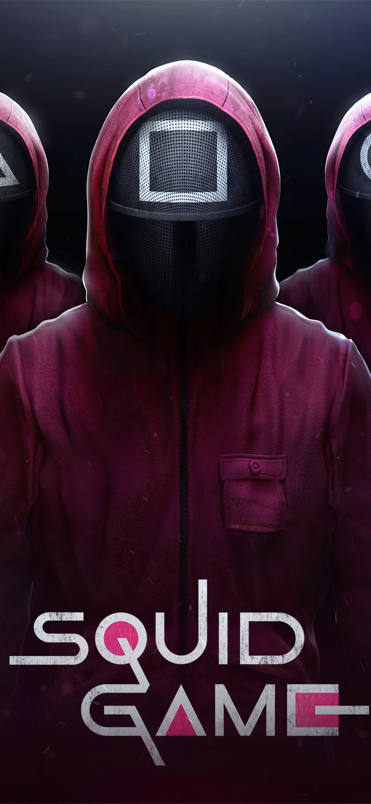 squid game fanart iPhone Wallpaper Free Download