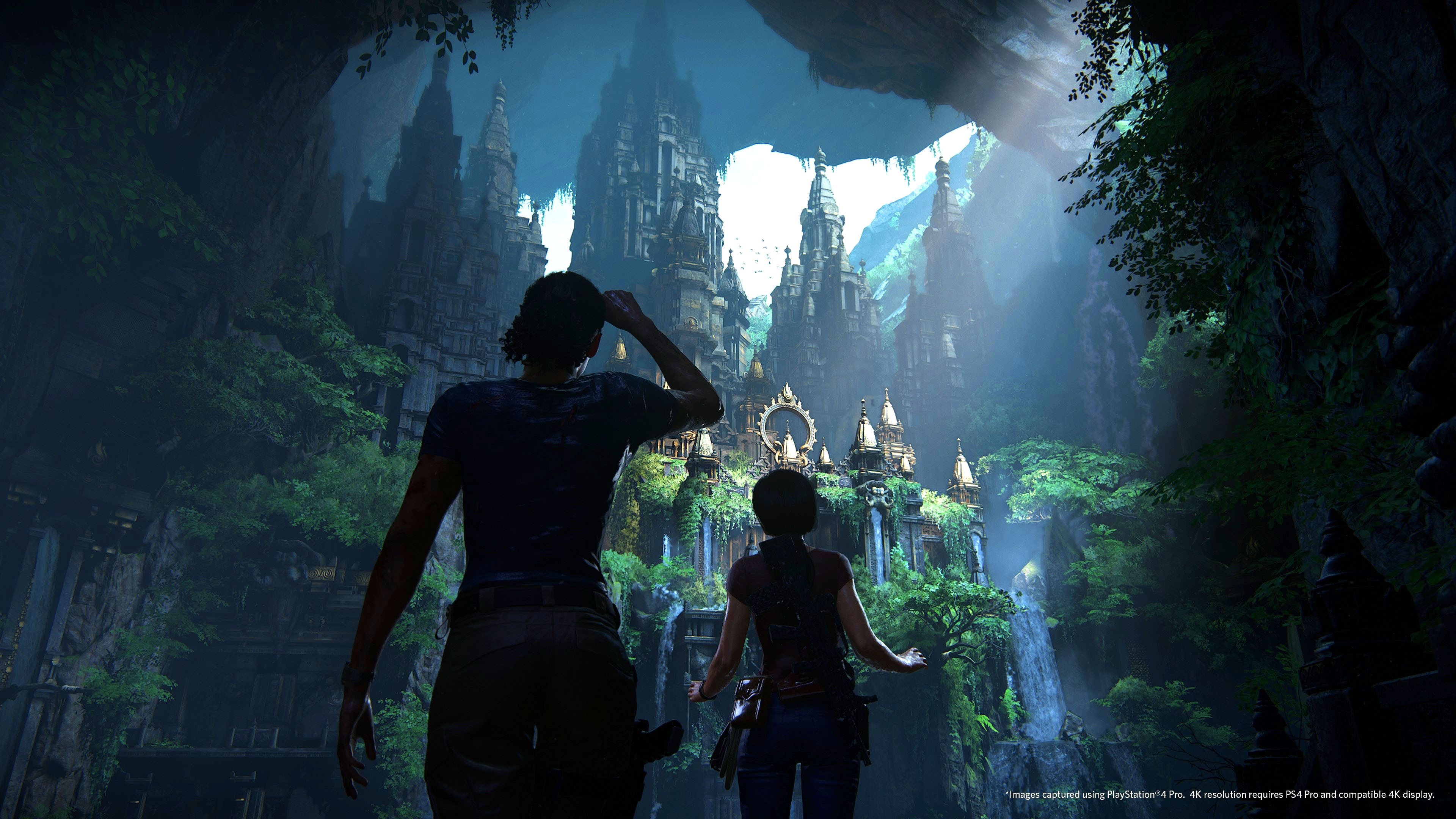 Wallpaper / Uncharted, The Lost Legacy, uncharted, video games, video game art, fantasy city, Chloe Frazer, Nadine Ross, Naughty Dog free download