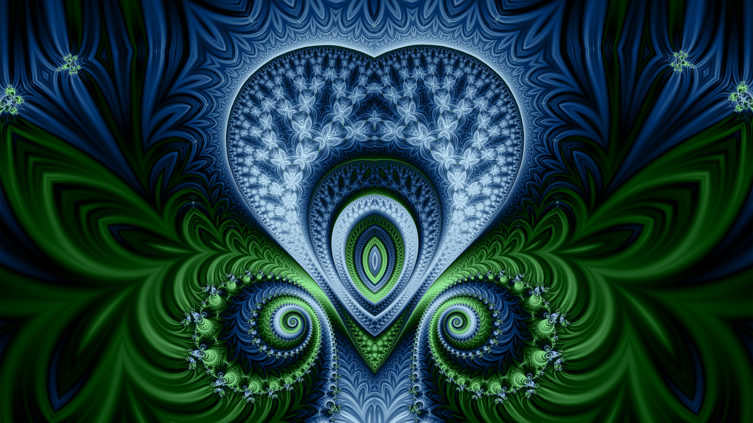 Fractal Trek 3 App for the Mac. Fractal art, Green leaf wallpaper, Fractals