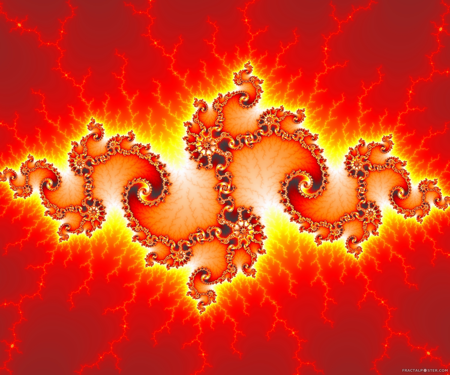julia in red fractal image by Orbulon. HD Wallpaper, posters, comments and rates