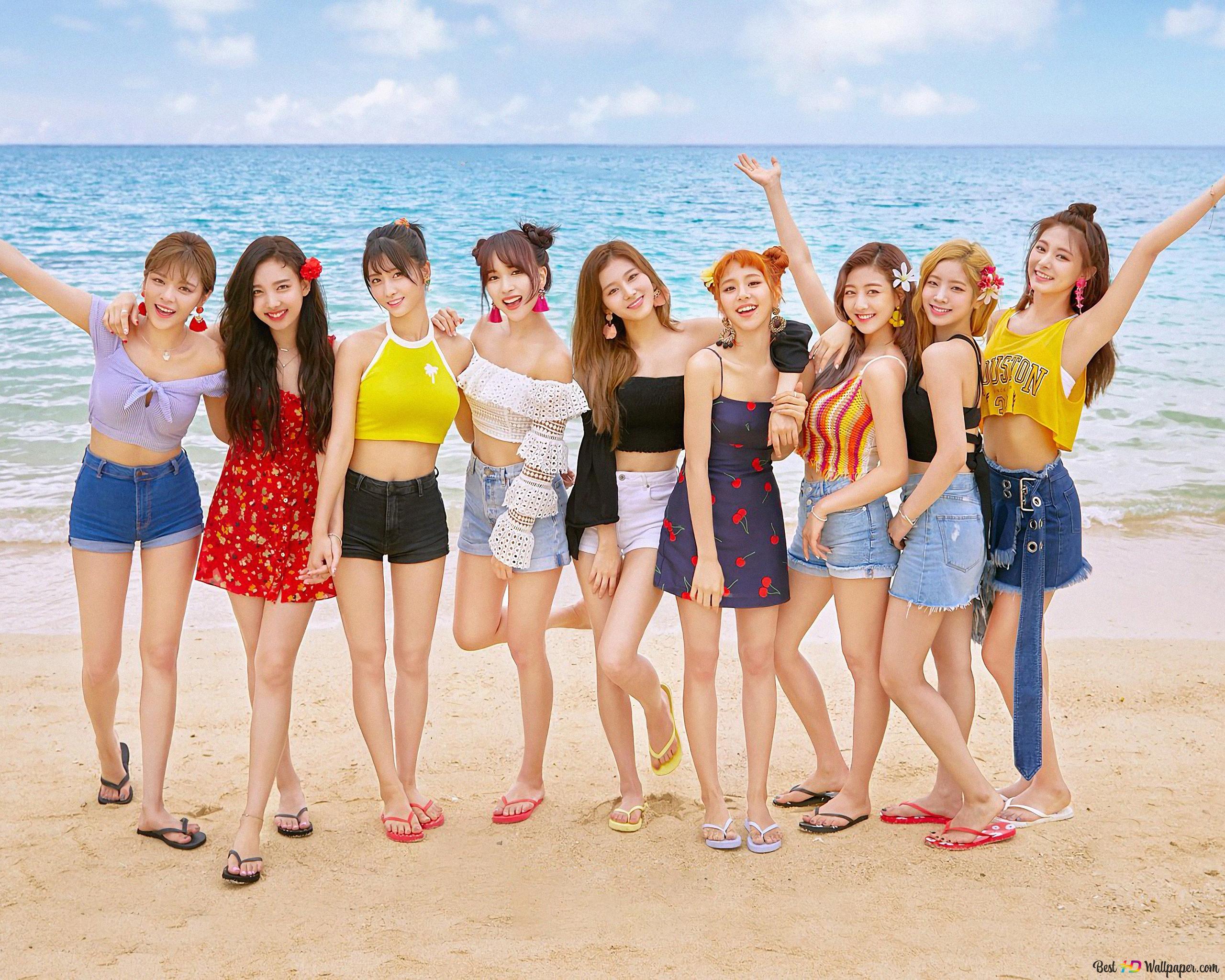 Gorgeous 'TWICE' Members (K Pop Group) 4K Wallpaper Download