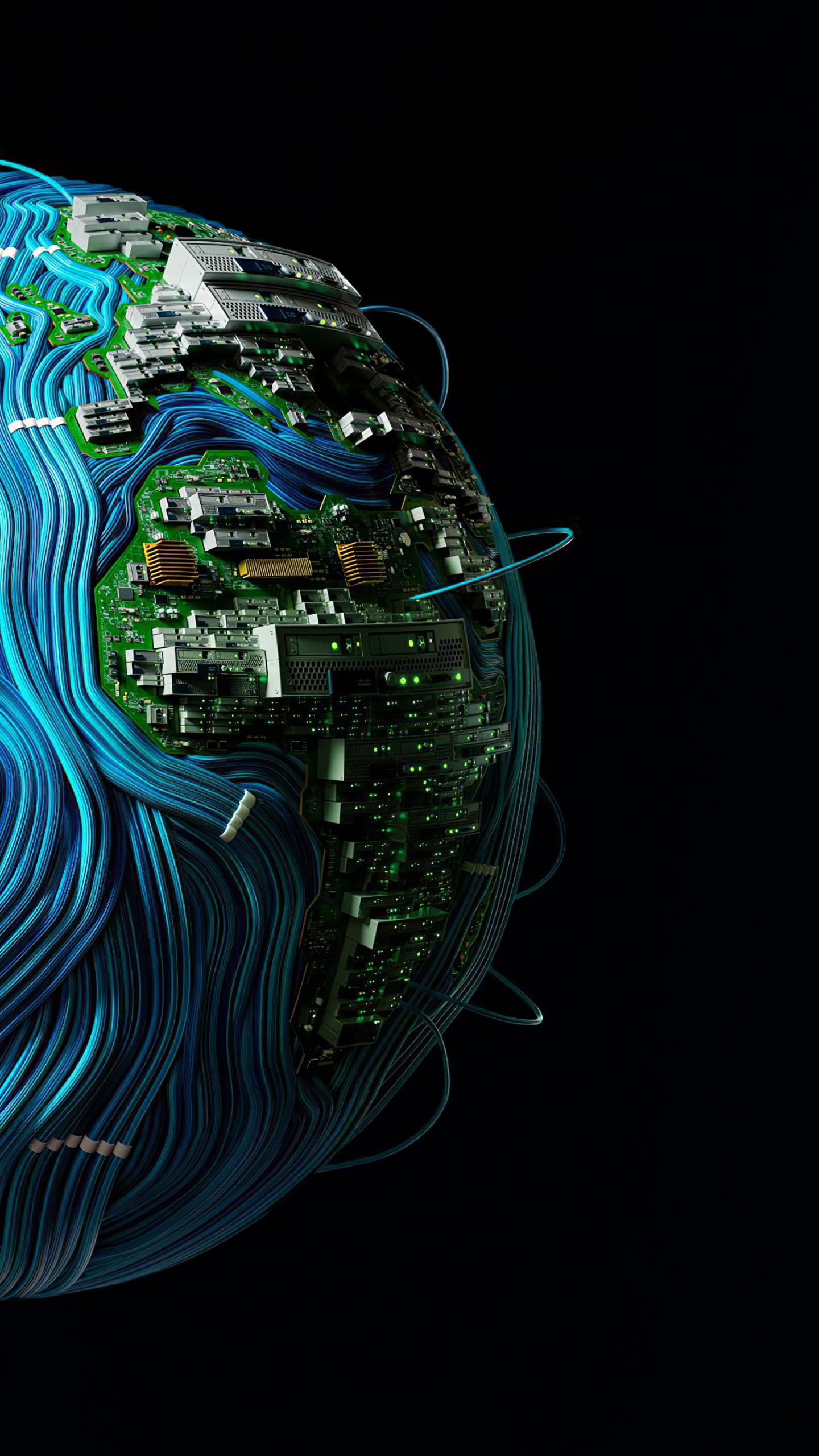 Wallpaper planet, earth, dark, 5K, Art