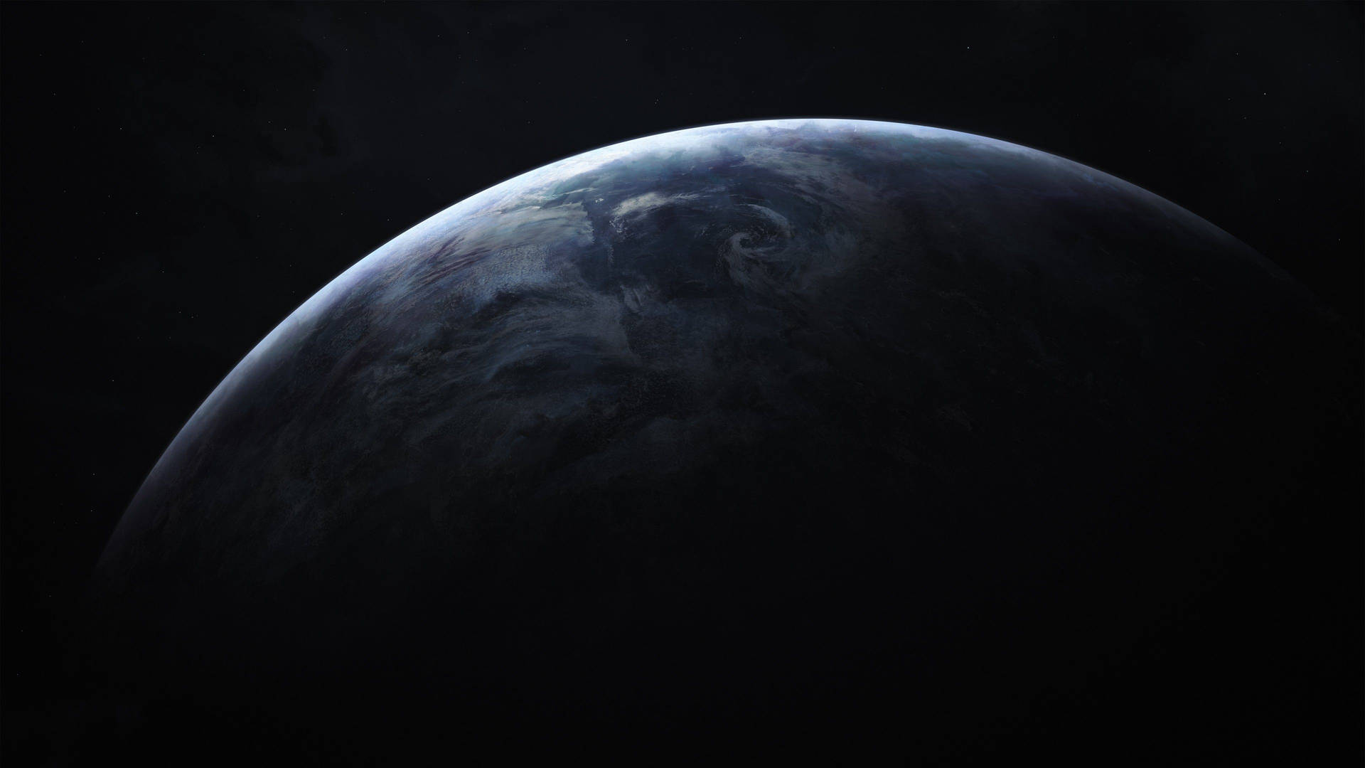 Download 4k Earth Dark Planet Wallpaper