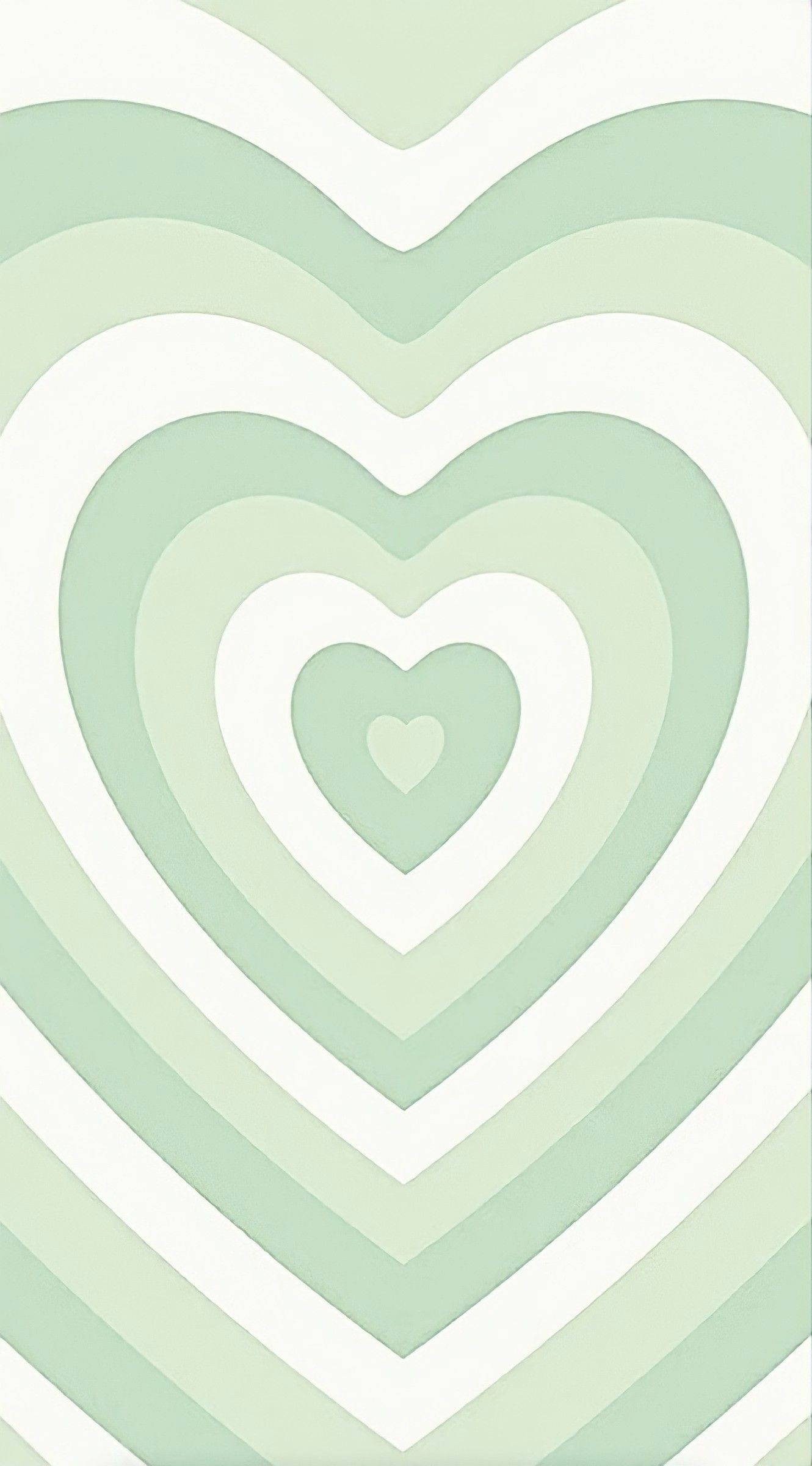 green heart background