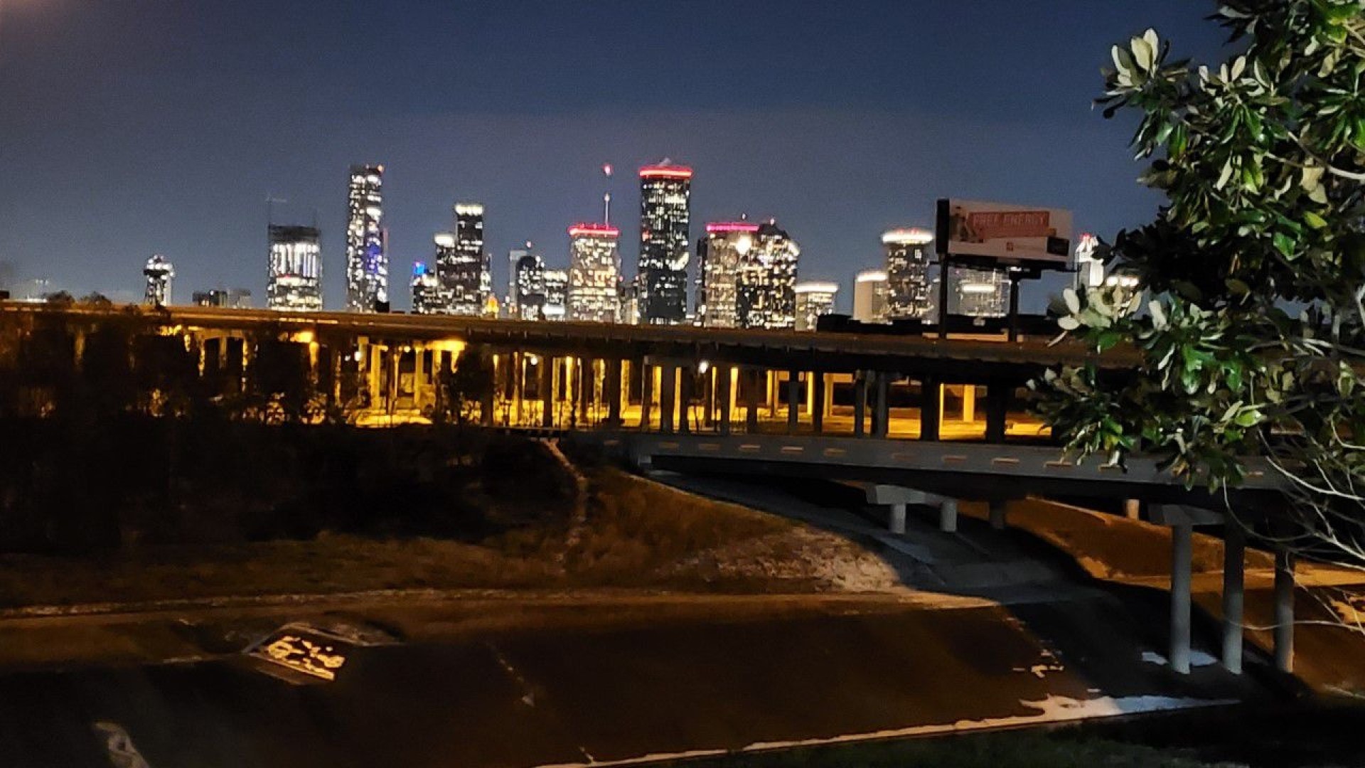 Frustration expressed over image of downtown Houston lit up during major winter power outage