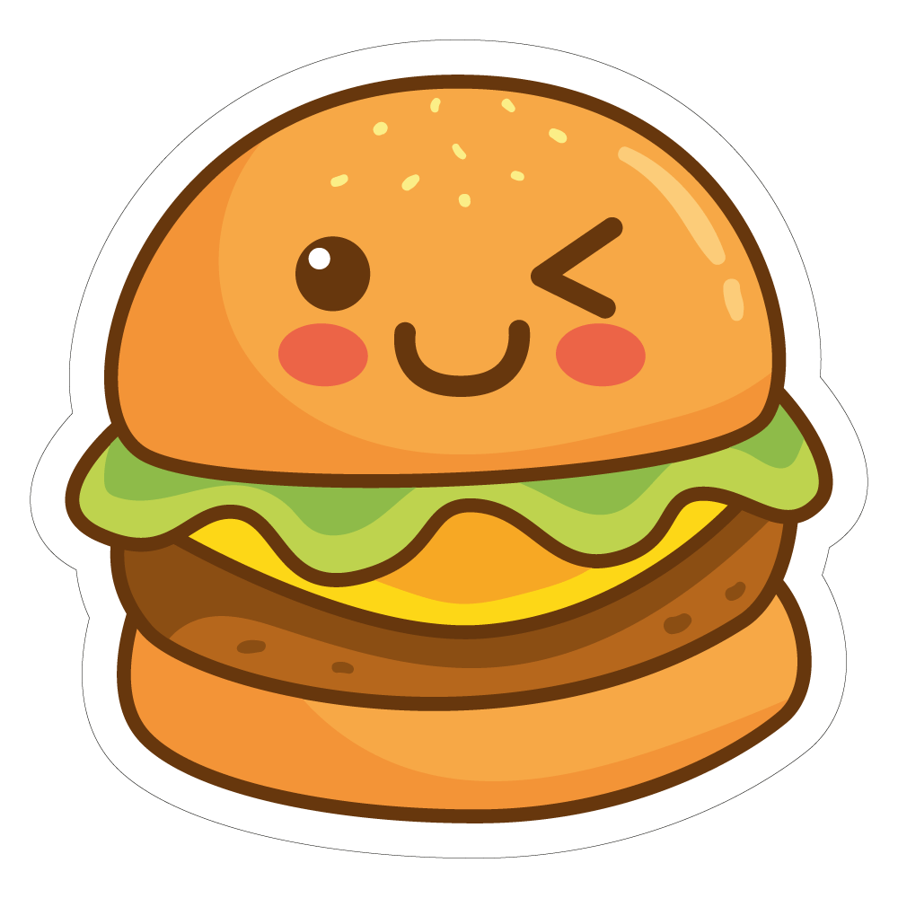 Cute Hamburger Wallpaper