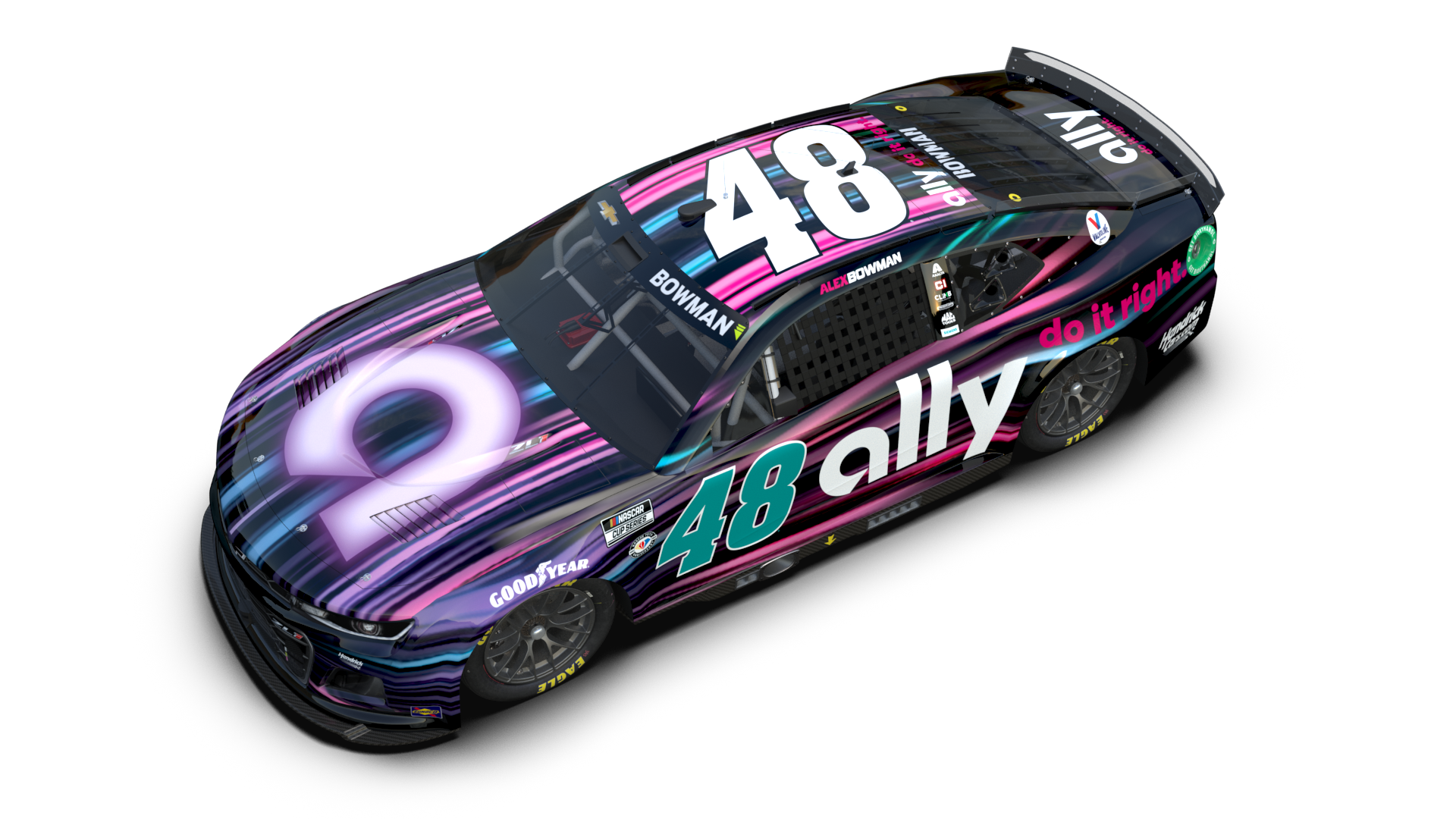 NASCAR: Alex Bowman, Ally's new 'day and night' paint scheme for 2023