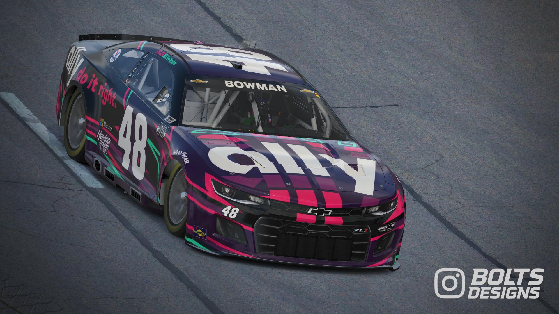 Alex Bowman Ally 2022 Concept (No Number)