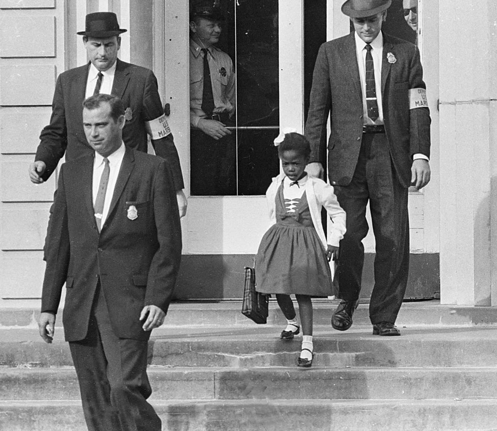 Ruby Bridges, The First African American To Attend A White Elementary School In The Deep South, 1960 Historical Photo