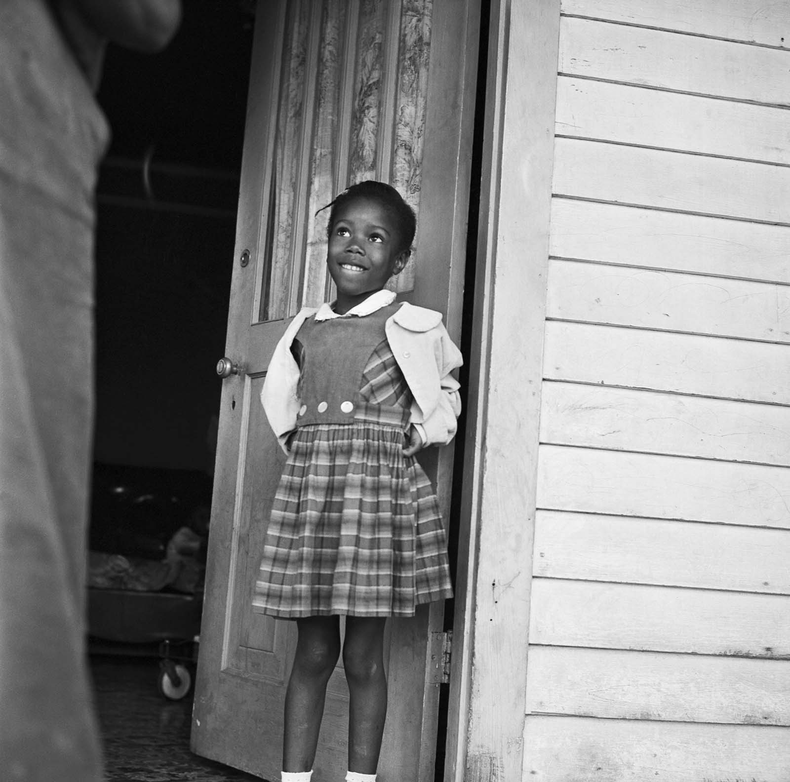 Ruby Bridges, The First African American To Attend A White Elementary School In The Deep South, 1960 Historical Photo