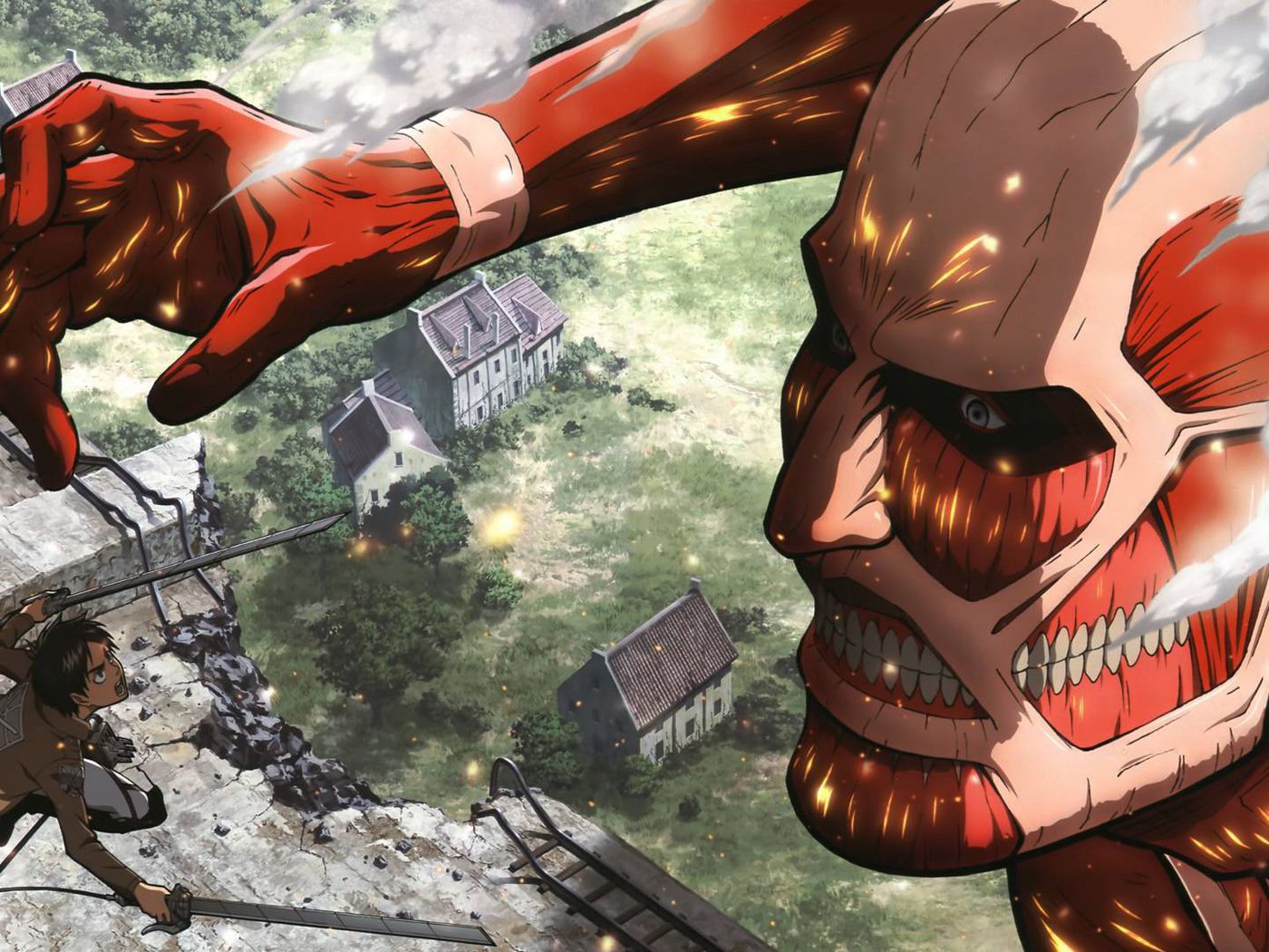 Attack on Titan's second season's ending credits are being called out for spoilers