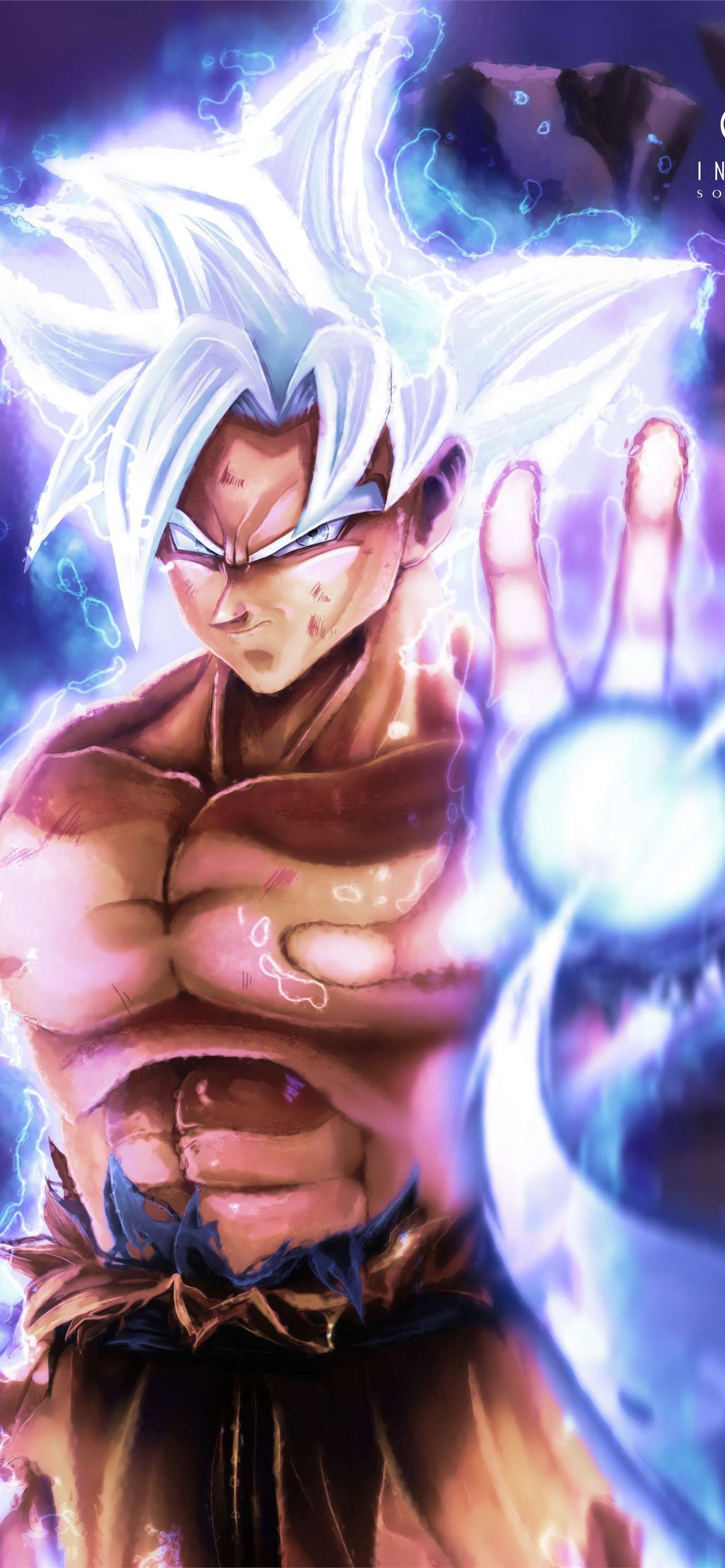 goku ultra instinct iPhone Wallpaper Free Download