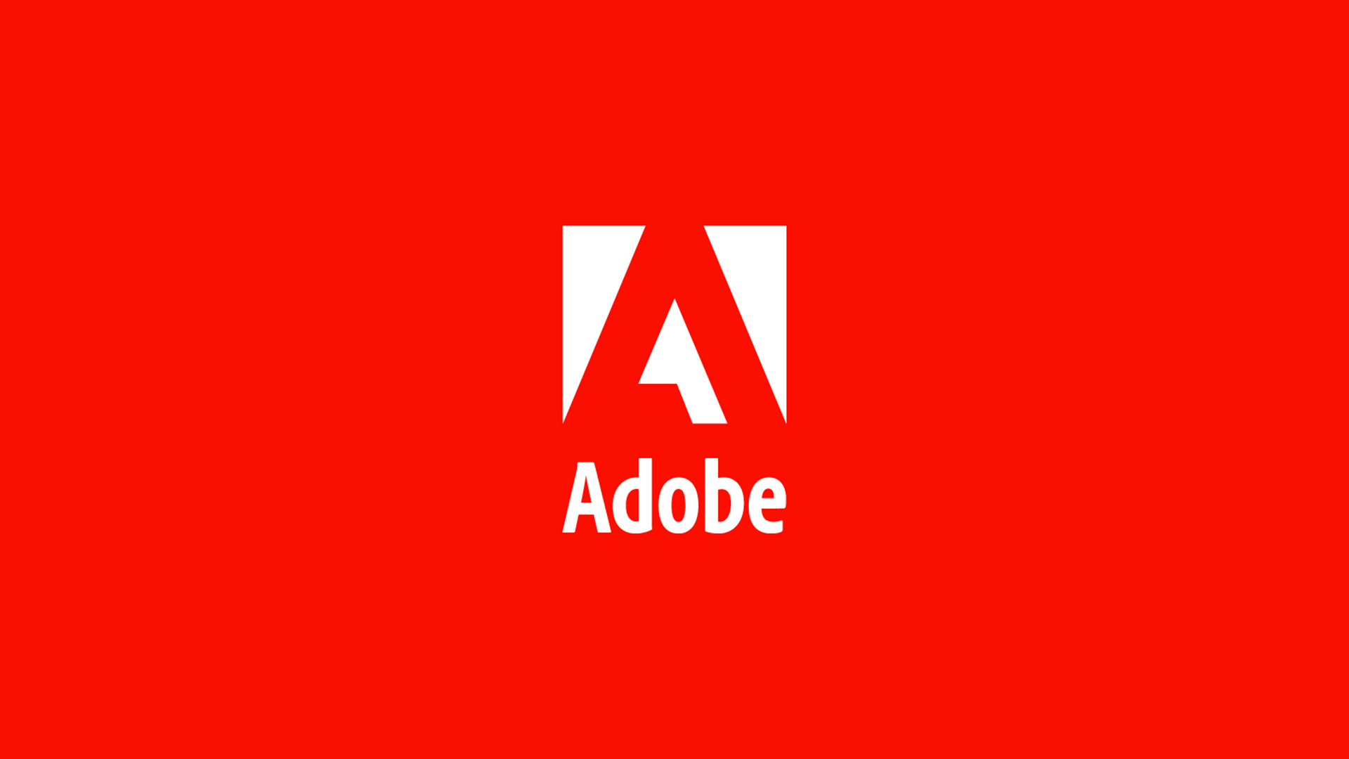 Wallpaper, Adobe, logo 1920x1080