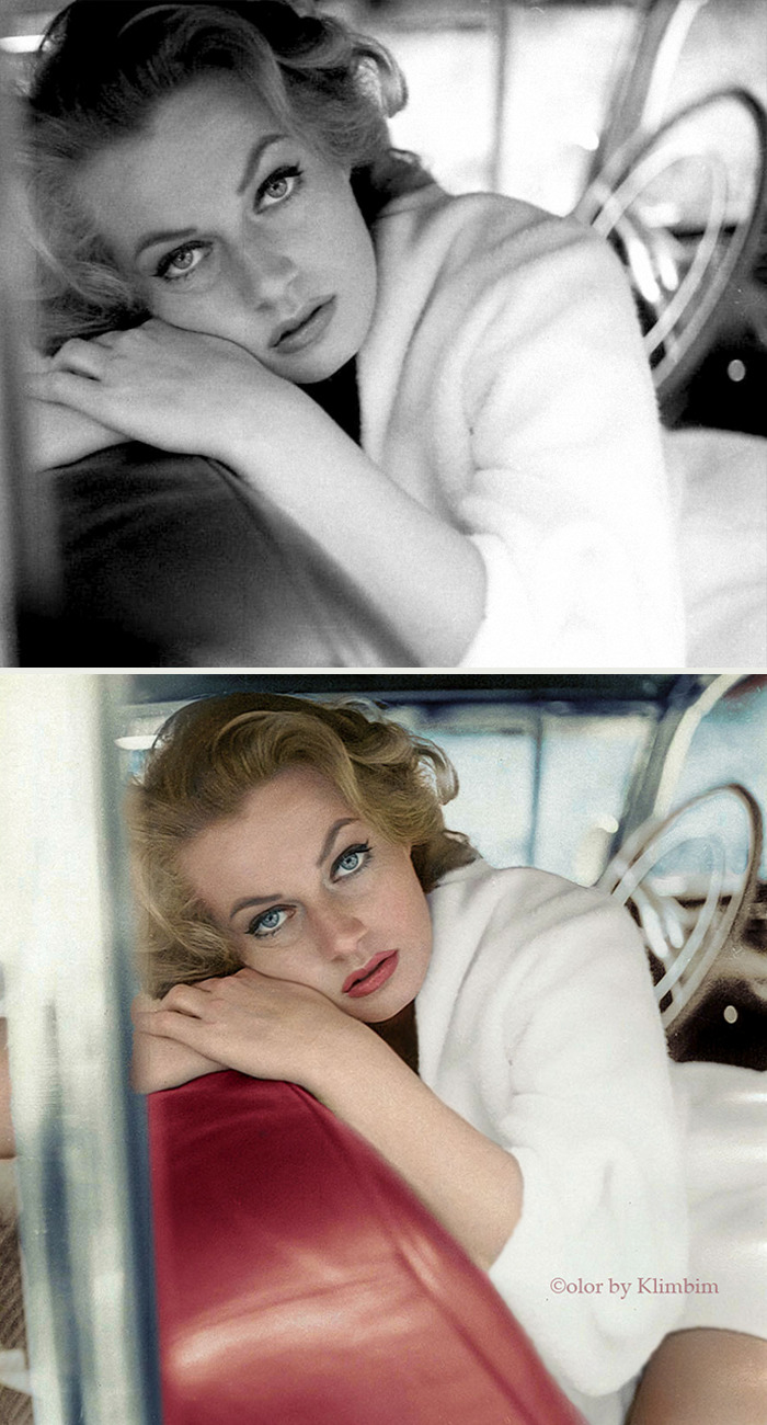 Classical Hollywood Stars Colorized By Russian Artist (30 Pics)