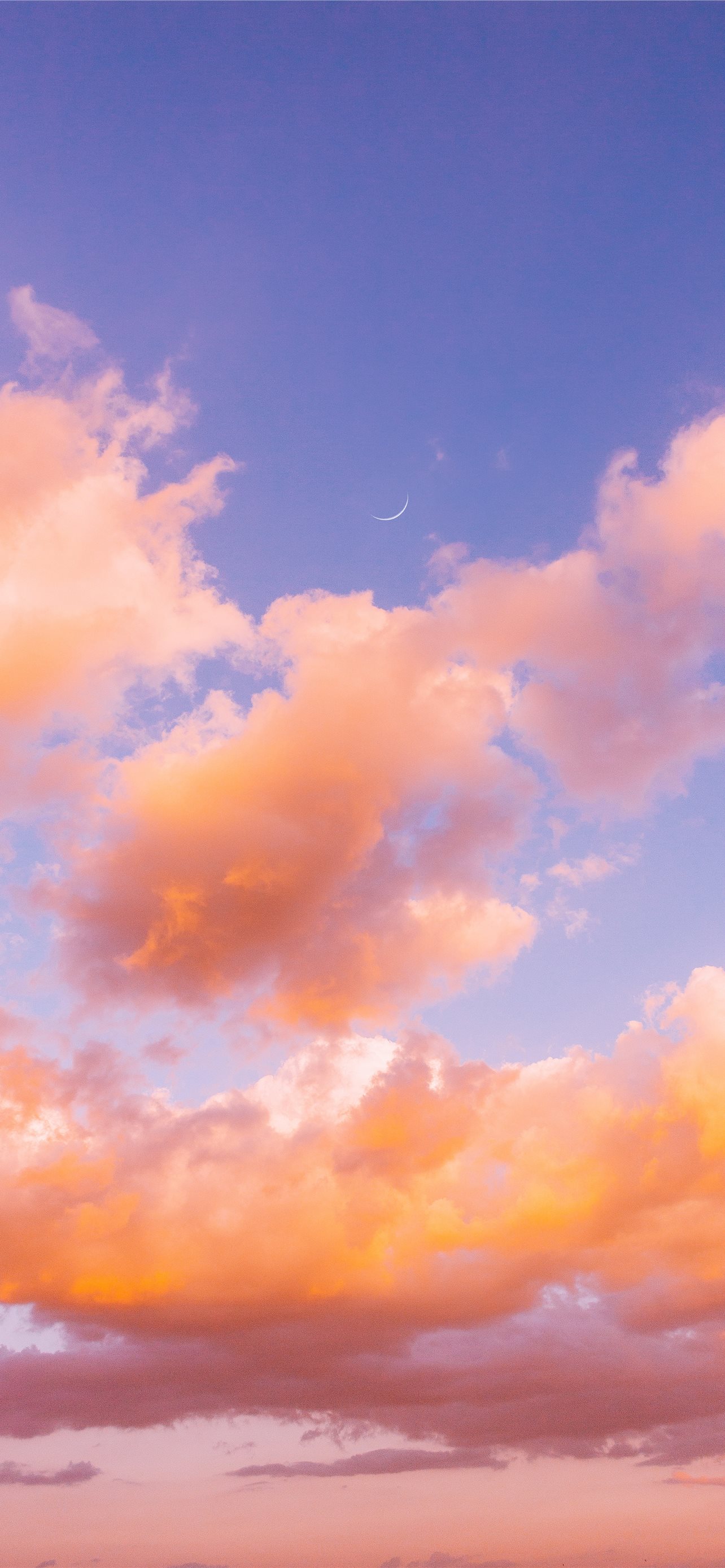 orange clouds iPhone Wallpaper Free Download