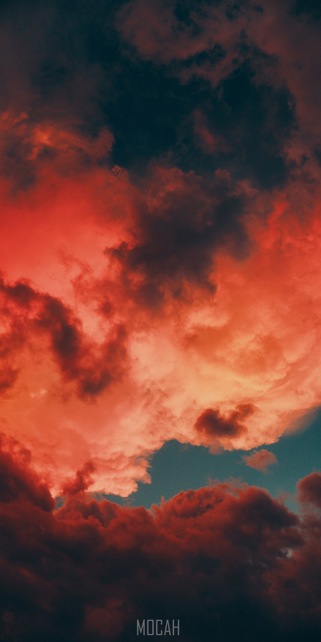 Cloud, Afterglow, Red, Daytime, Orange, Xiaomi Mi Mix 2s background hd, 1080x2160 Gallery HD Wallpaper