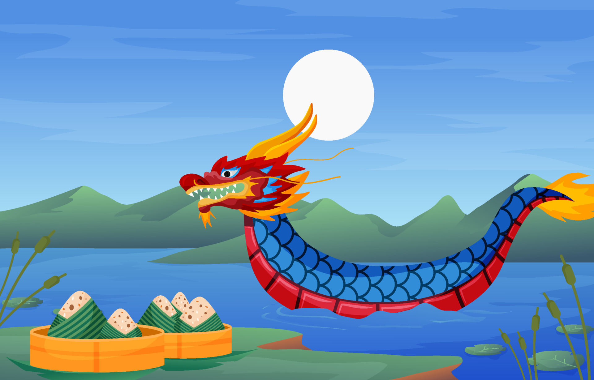 Background of Dragon Boat Festival