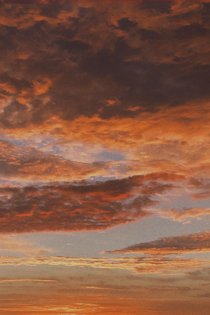Orange Cloudy Sky Wallpaper. Orange sky, Sky image, Blue sky wallpaper