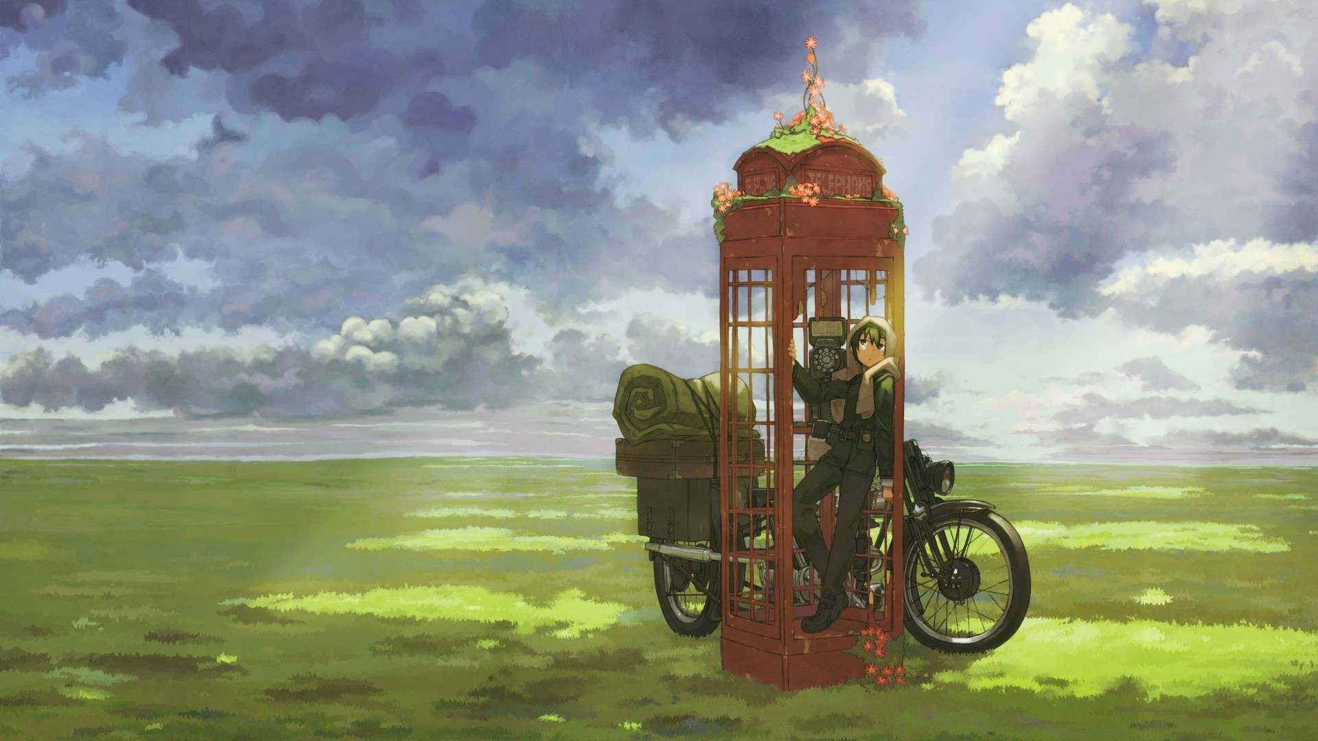 Kinos Journey (Kino and Hermes). Kino's journey, Anime wallpaper, Anime