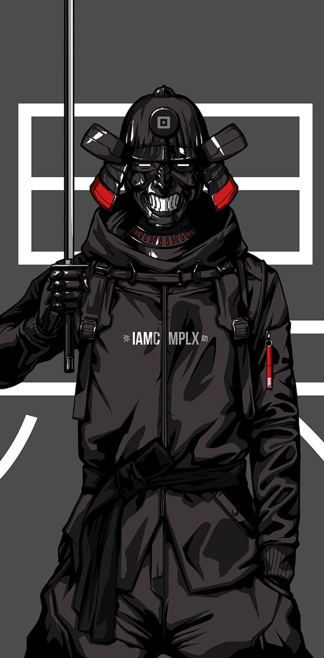 Black Samurai wallpaper