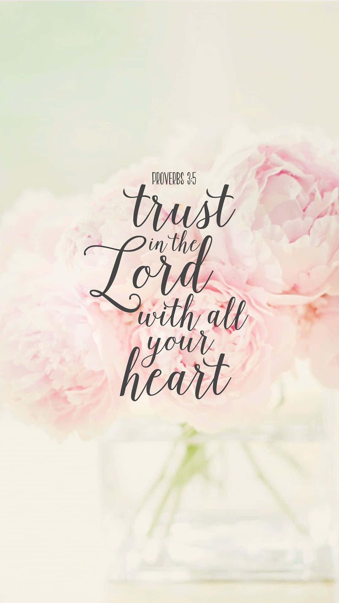 Download Proverbs 3:5 Girly Christian Wallpaper