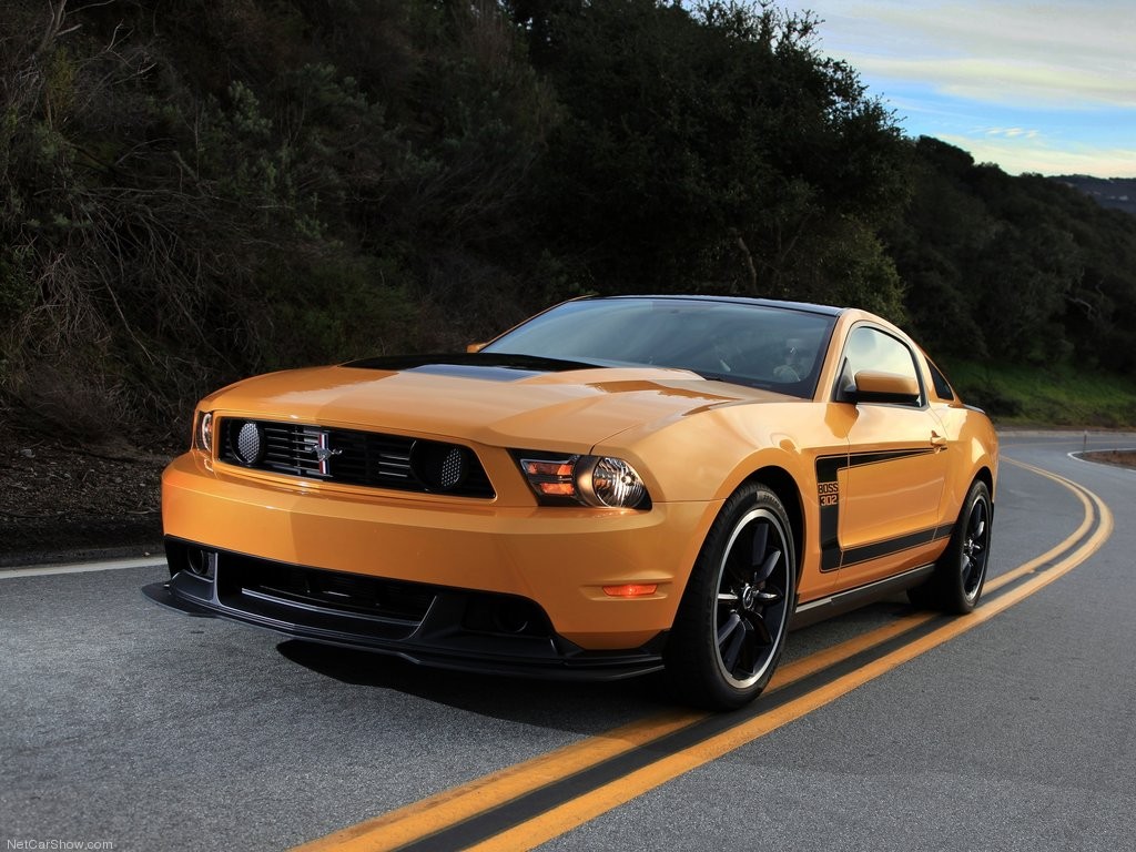 Ford Mustang Boss 302 Laguna Seca, Ford Mustang, Ford USA, Boss 302, Orange Wallpaper HD / Desktop and Mobile Background