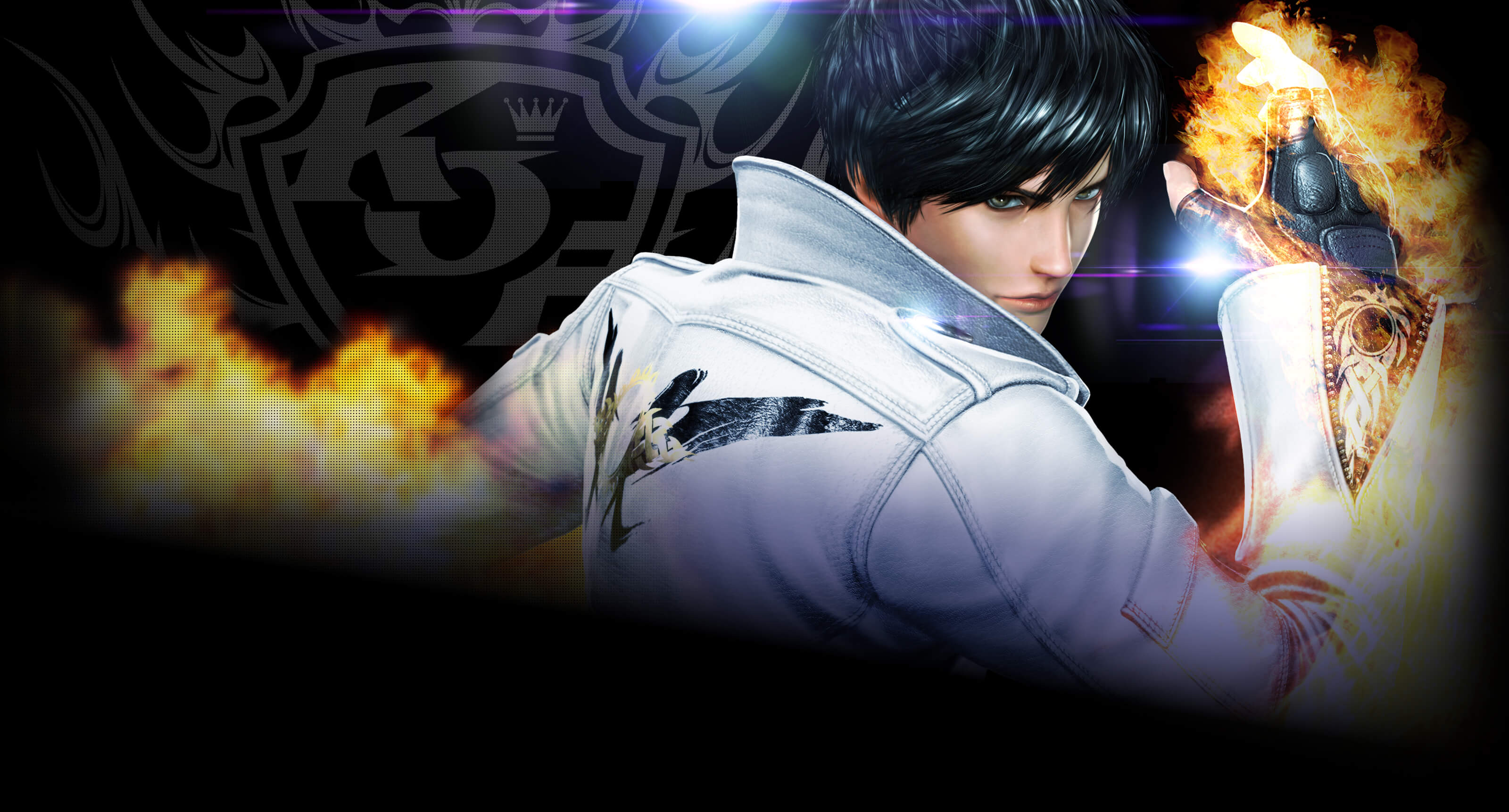Free download Nuevas Imgenes de KOF XIV Logo Oficial y Wallpaper de [3200x1722] for your Desktop, Mobile & Tablet. Explore Kyo Kusanagi Wallpaper. Samurai Deeper Kyo Wallpaper, Kyo Sohma