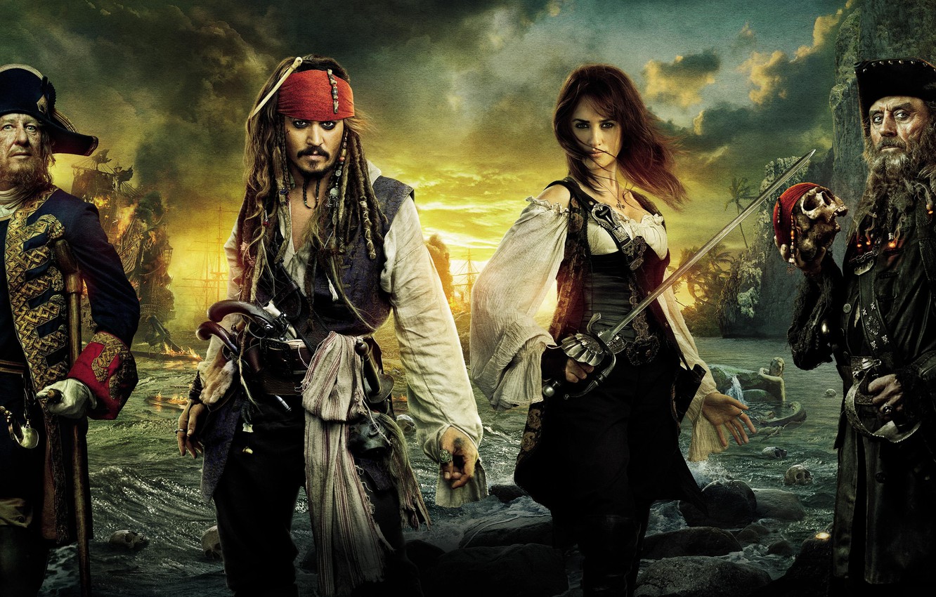Wallpaper Pirates, sea, the banks, strange, Caribbean image for desktop, section фильмы