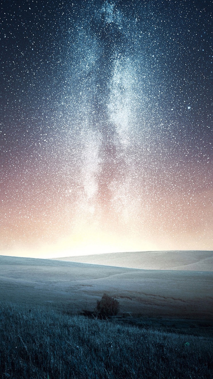 Galaxy View From Earth In Night IPhone Wallpaper iPhoneswallpaper Com Wallpaper, iPhone Wallpaper