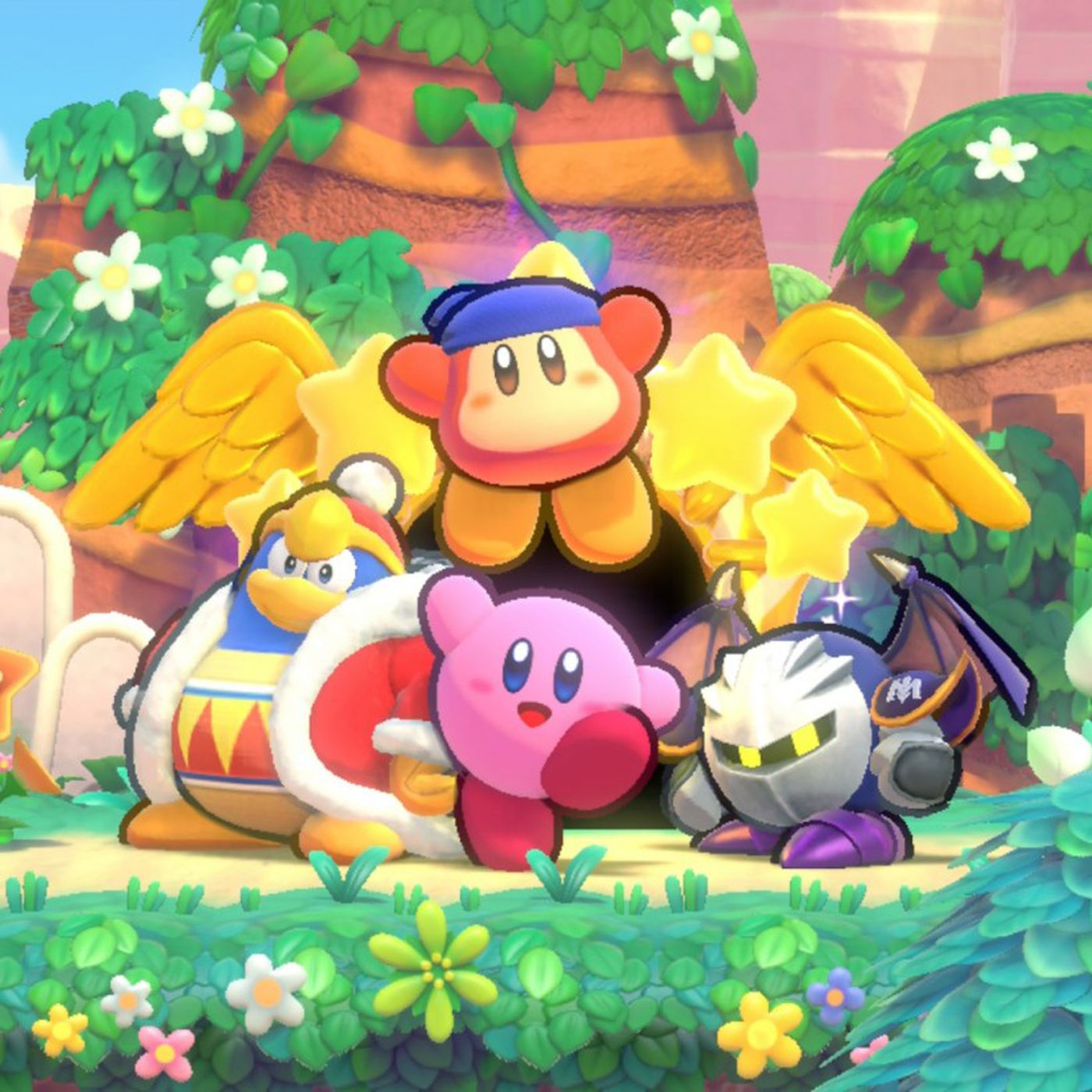 Kirby's Return to Dream Land Deluxe - Team Kirby Wallpaper - Cat