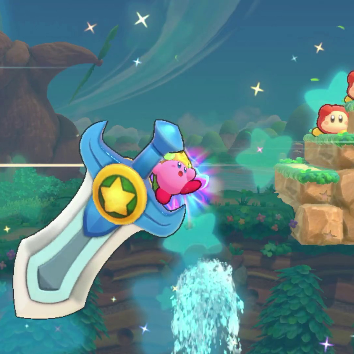 Kirby's Return to Dream Land Deluxe is a remake of the Wii coop game