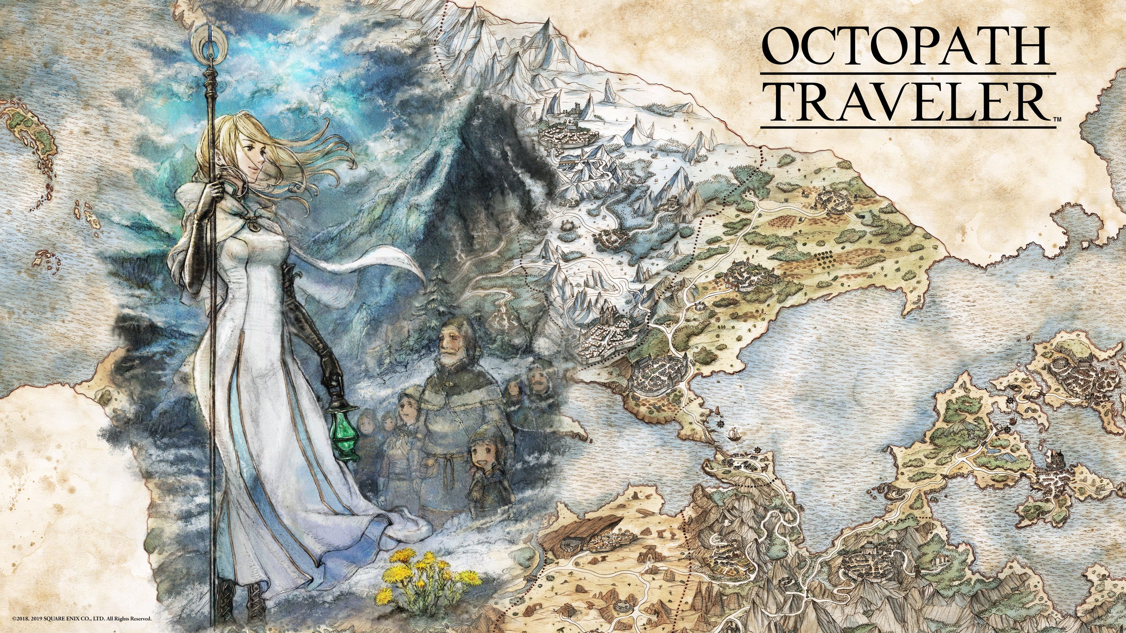 Download Latent Video Game Octopath Traveler Wallpaper