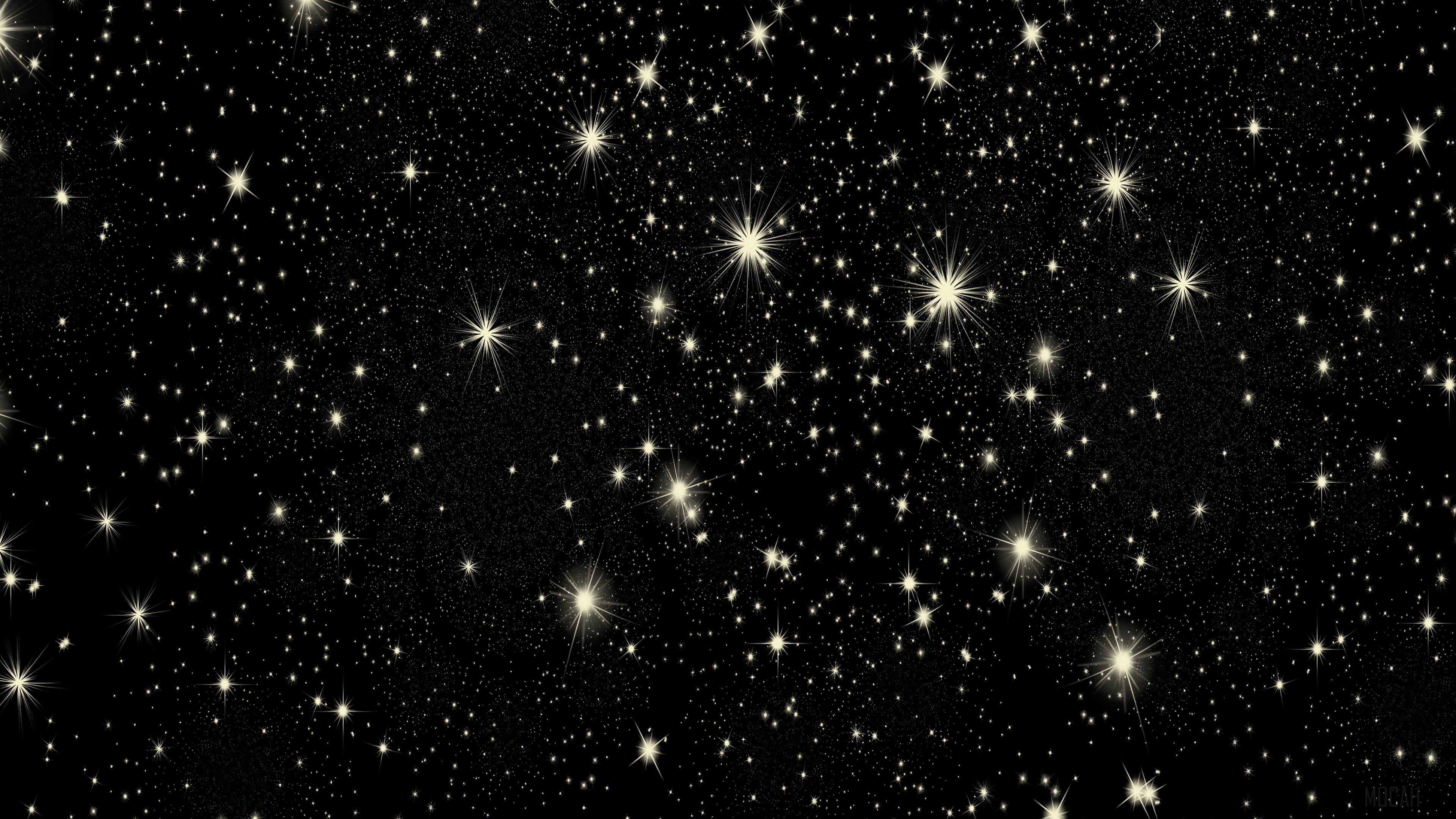 stars, star, glitter, patterns, points, shine 4k Gallery HD Wallpaper