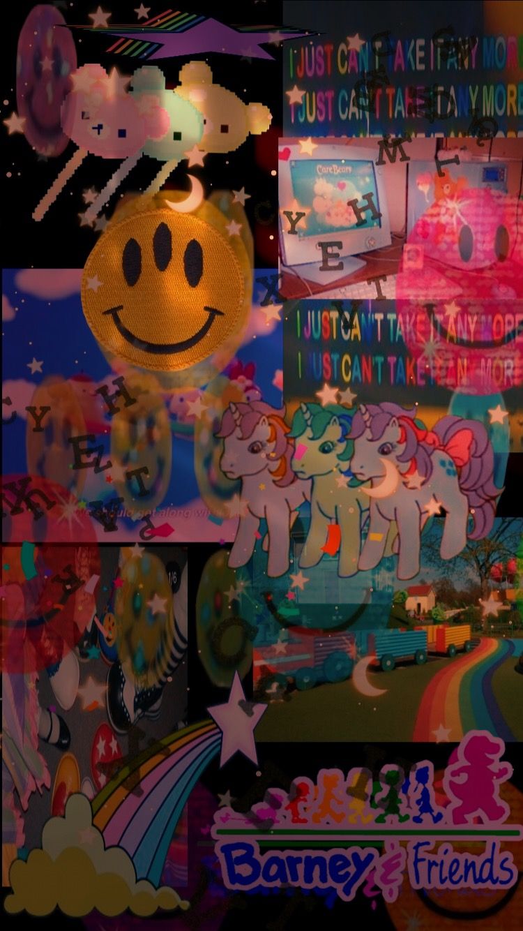 A “poster” i made. Clowncore wallpaper, Nostalgia aesthetic wallpaper, Nostalgia aesthetic