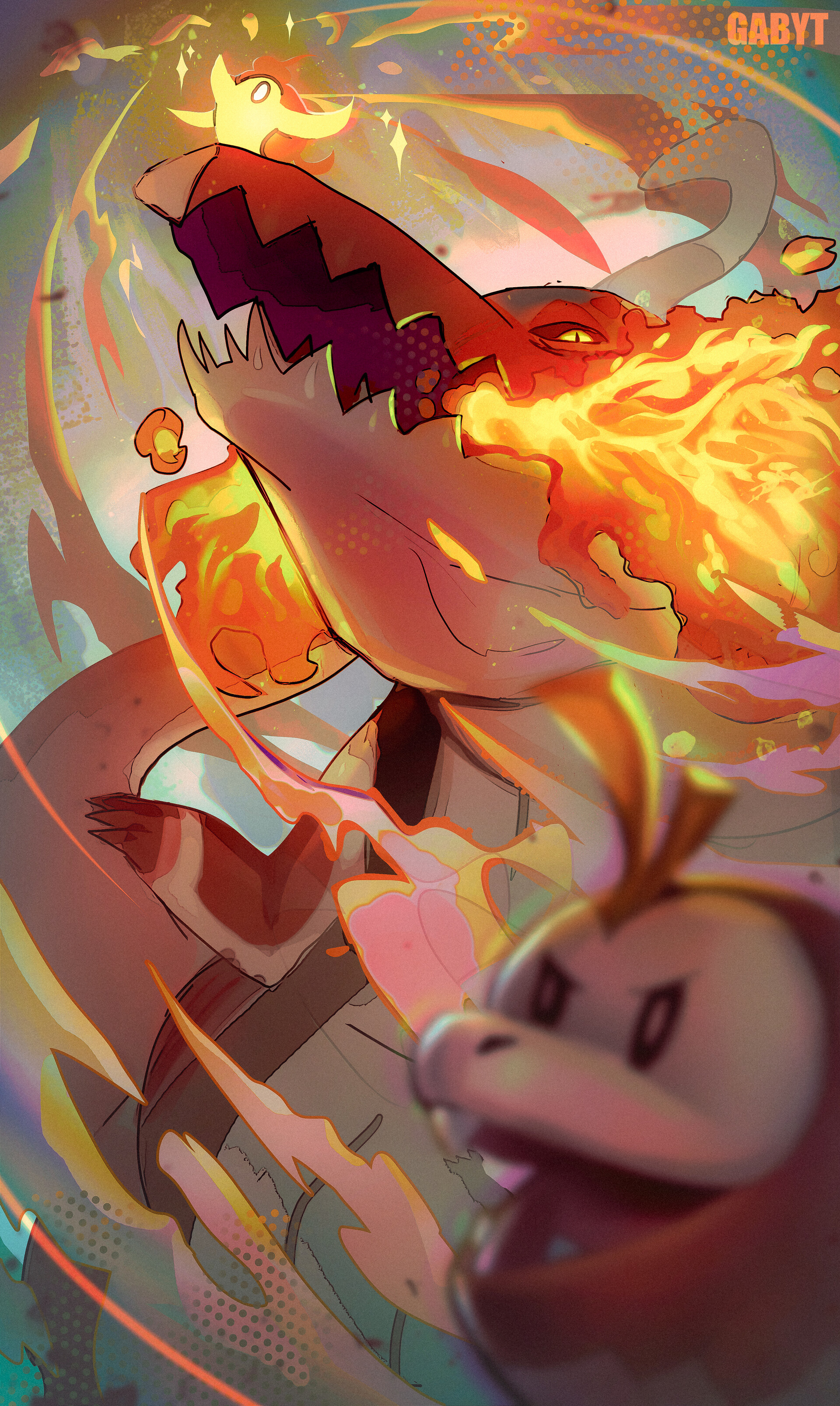 Fuecoco and Skeledirge