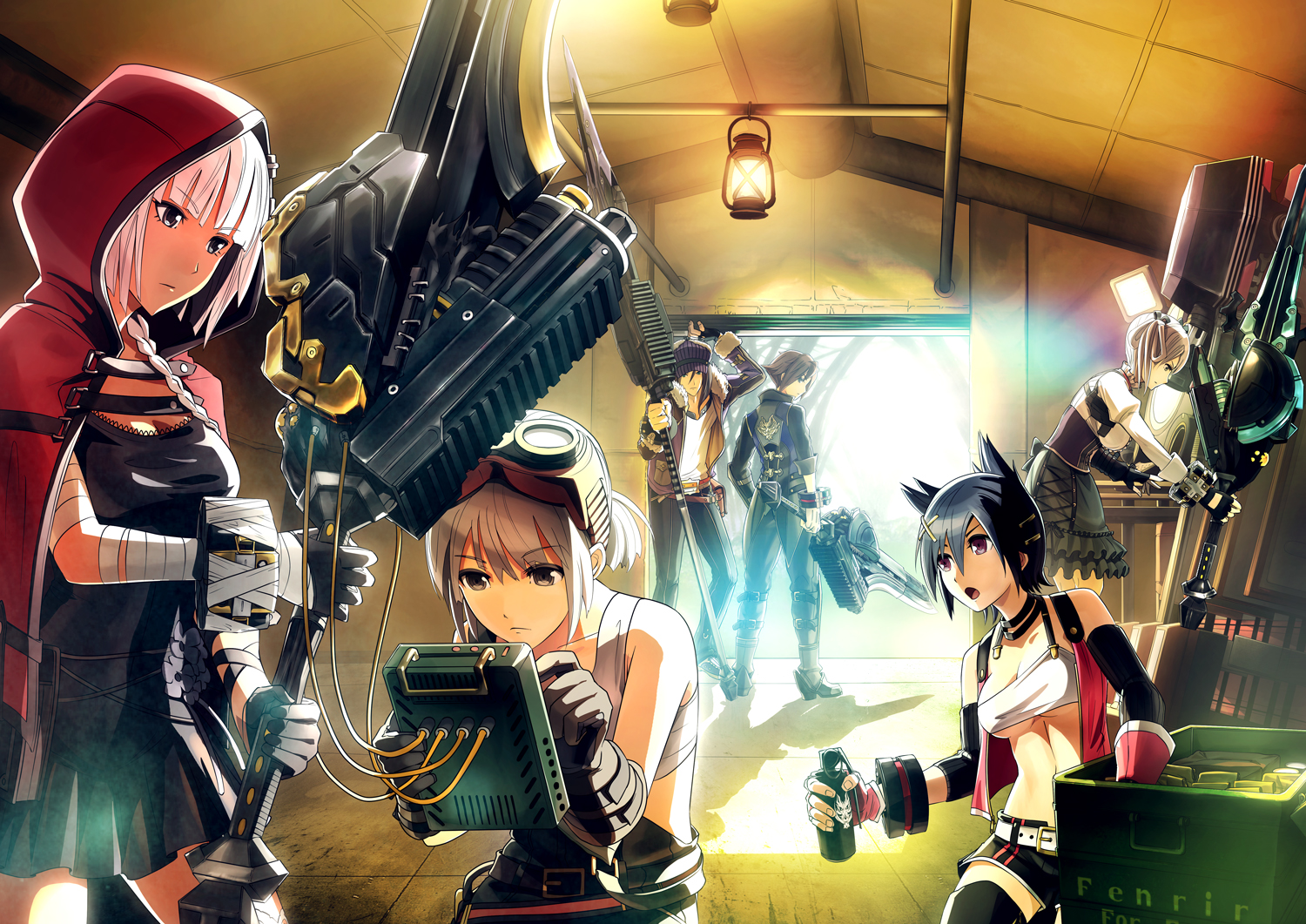 Gods Eater 2: Rage Burst Cast Anime Artwork PS4 PSVita