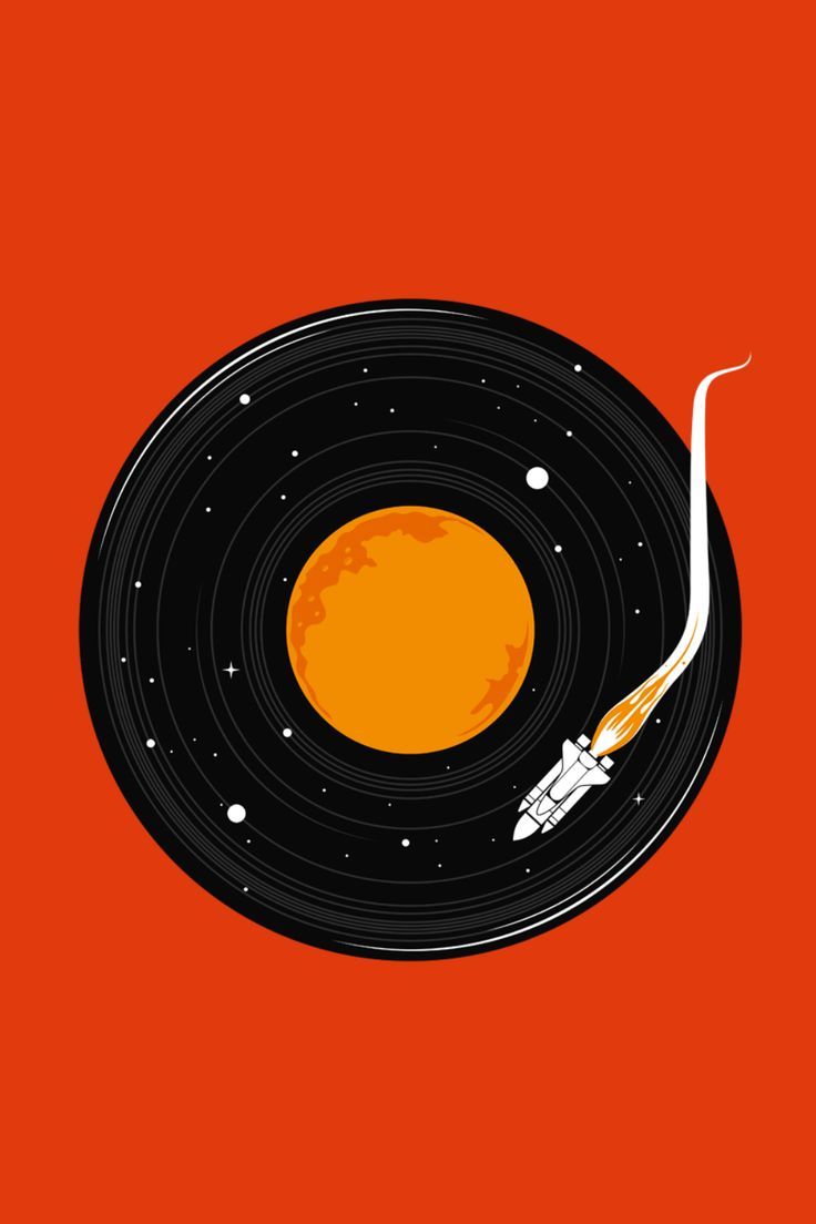 Space Record Classic T Shirt By AymaneMed. Art Wallpaper Iphone, Art Wallpaper, Music Wallpaper