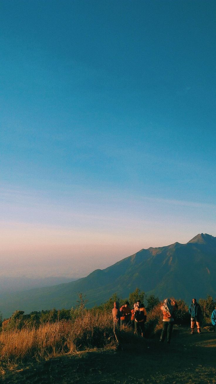 Gunung Merbabu. Pemandangan, Fotografi alam, Foto alam