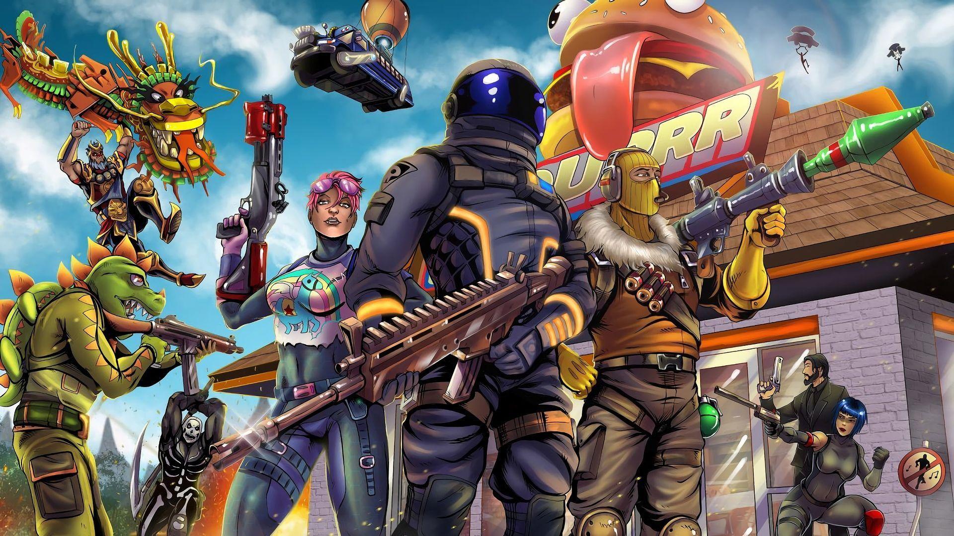 Cool Fortnite Background HD Free download
