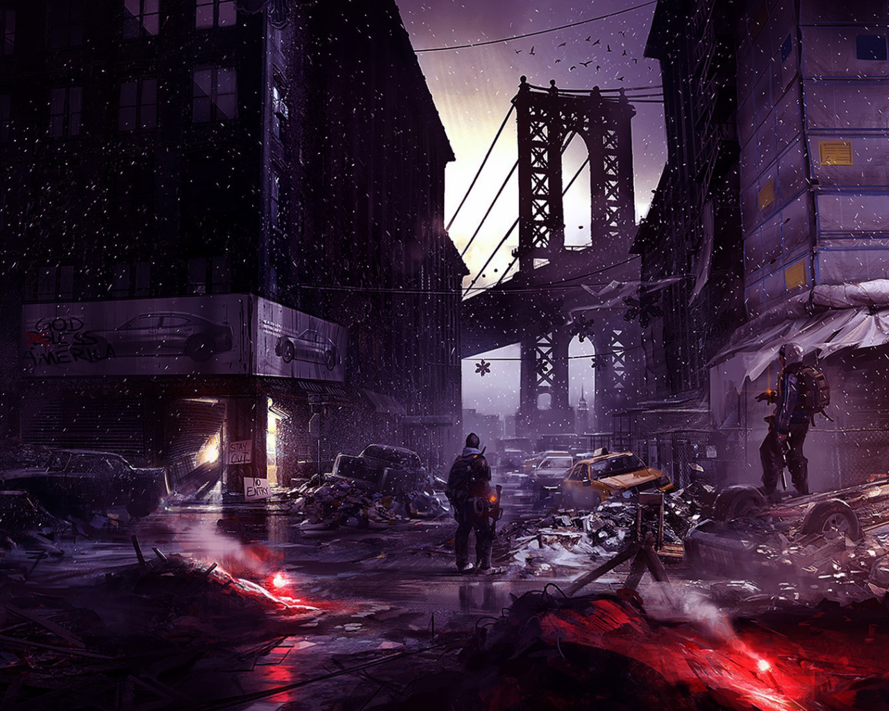 Tom Clancy's The division: city ruins Desktop wallpaper 1280x1024