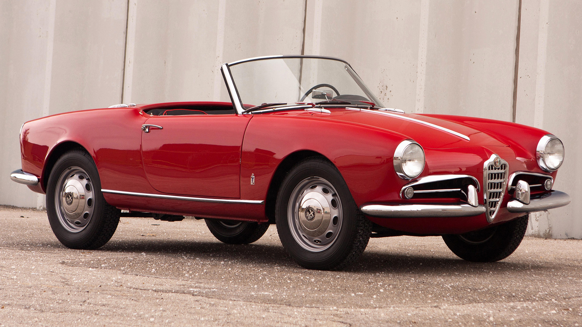 Alfa Romeo Giulietta Spider, Old Car, Convertible, Red Car, Sport Car, Car