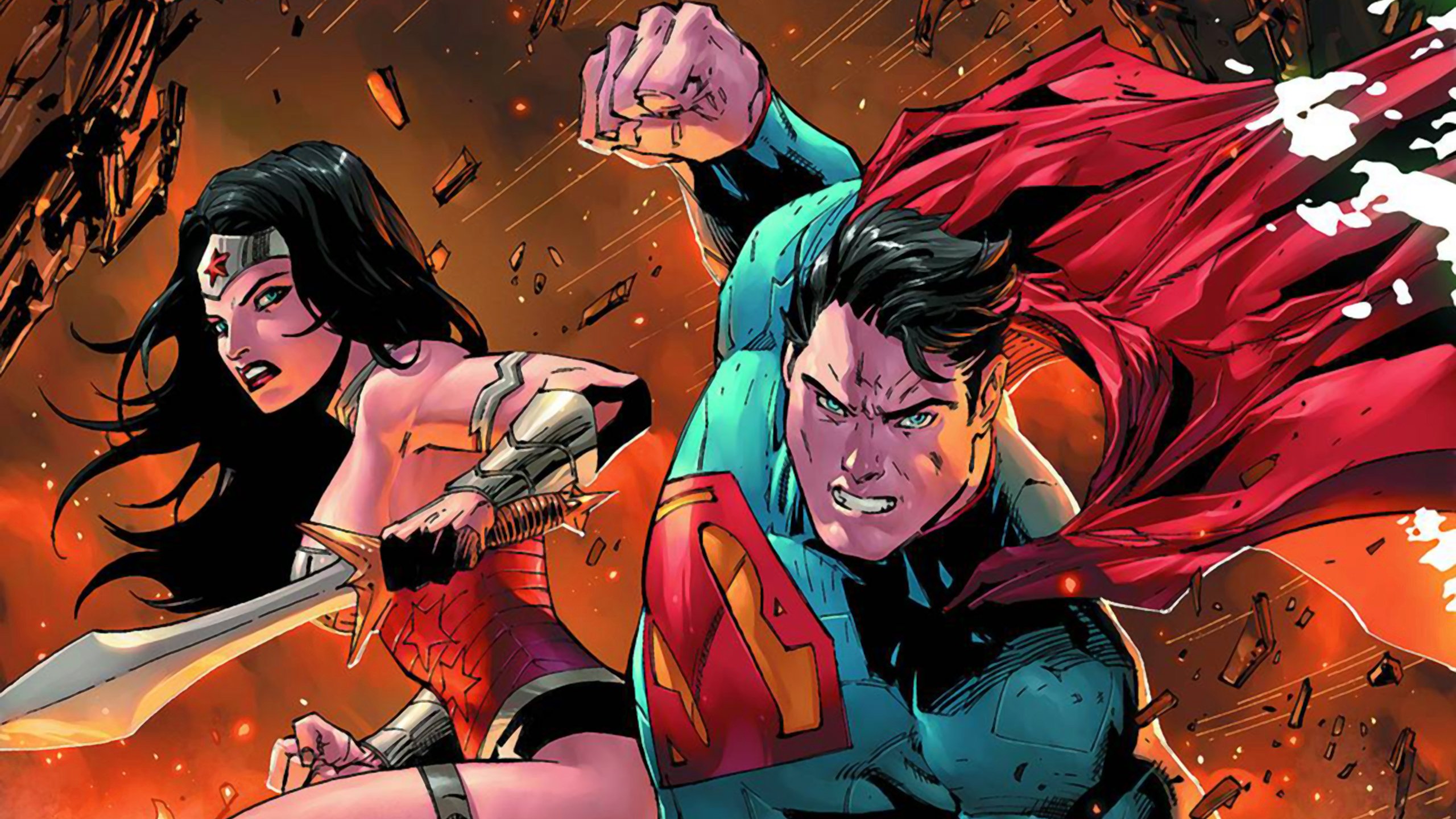 after, Doom, Superman, And, Wonder, Woman Wallpaper HD / Desktop and Mobile Background