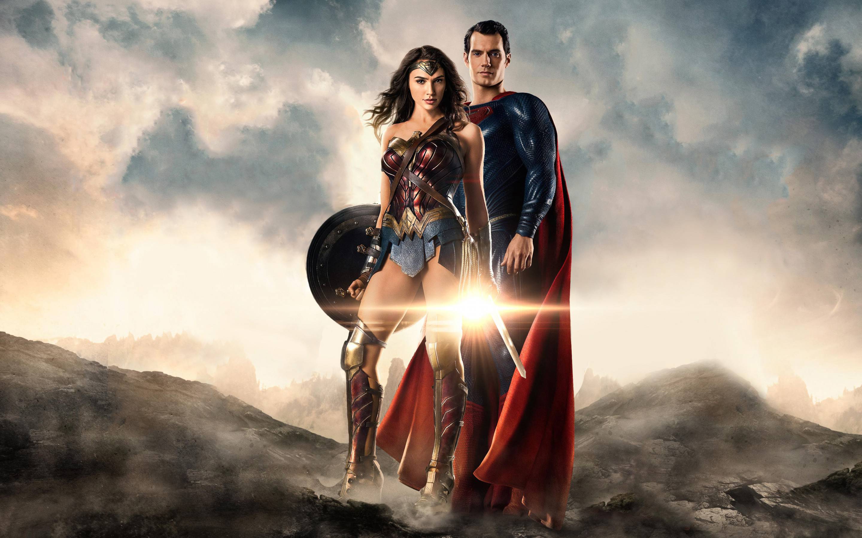 Superman and Wonder Woman Wallpaper Free Superman and Wonder Woman Background