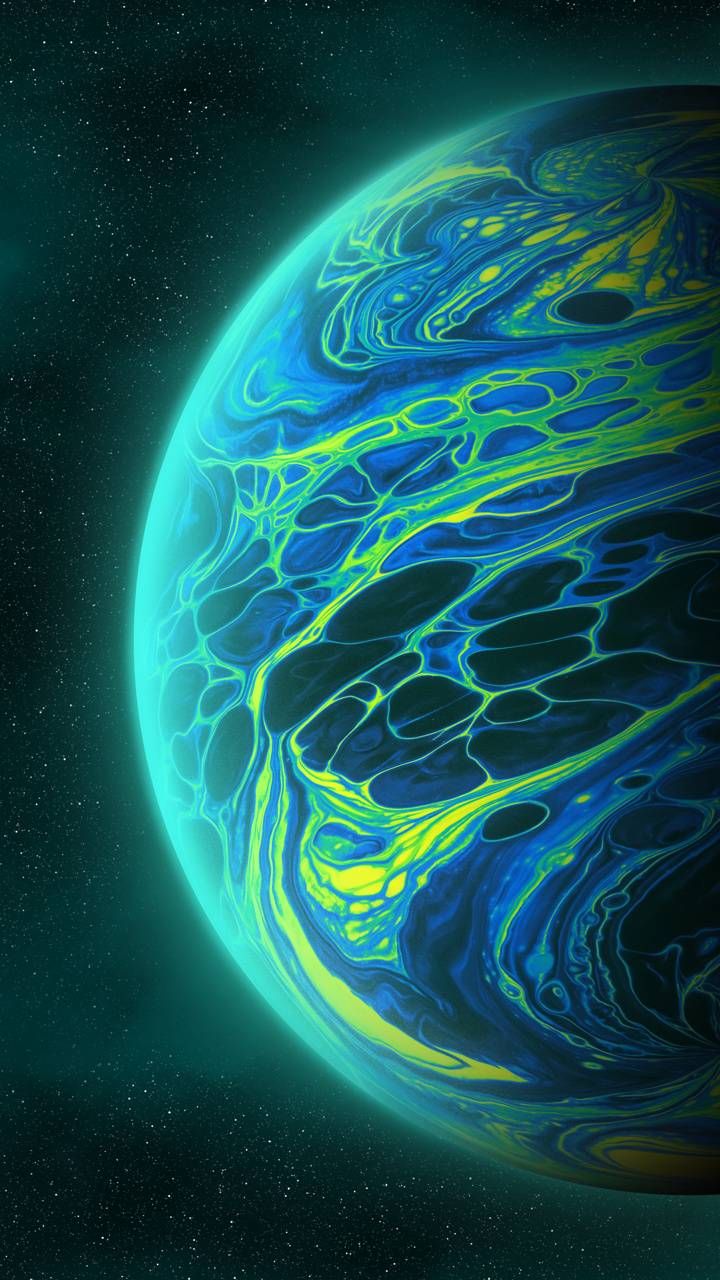 Download Neon Planet wallpaper by Geoglyser now. Browse millions of. Planets wallpaper, iPhone wallpaper HD original, Space phone wallpaper