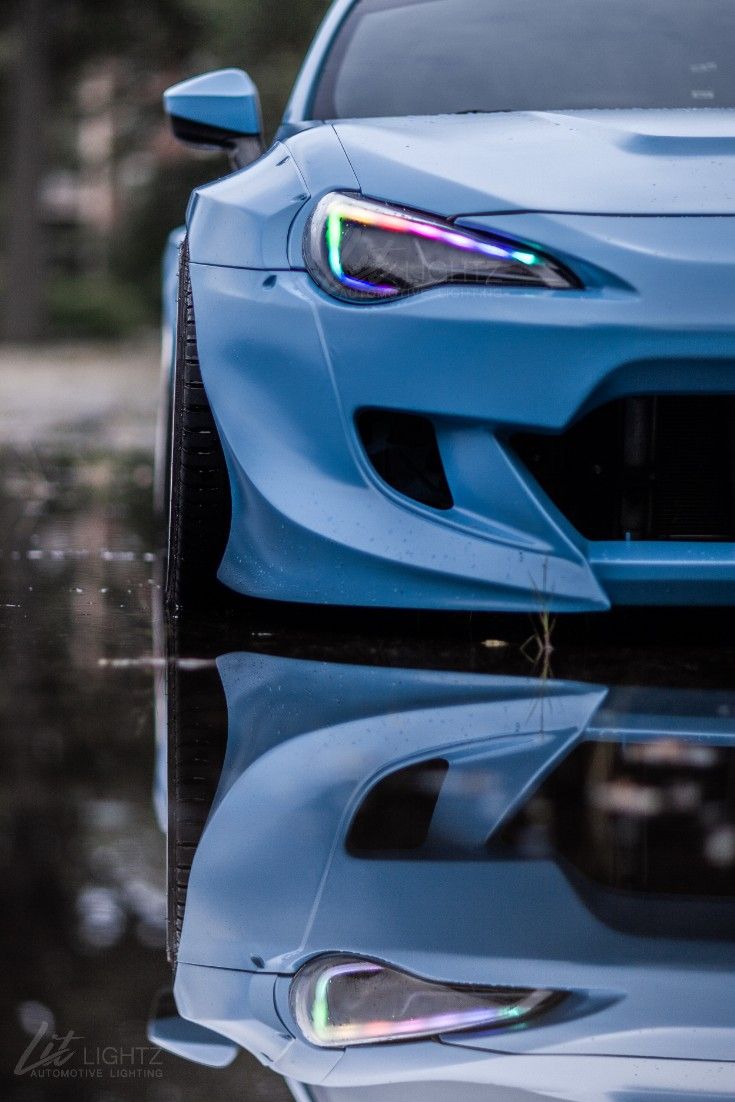 Lit Lightz Infinity Glow™ Vland Headlights. Tuner cars, Slammed cars, Subaru brz custom